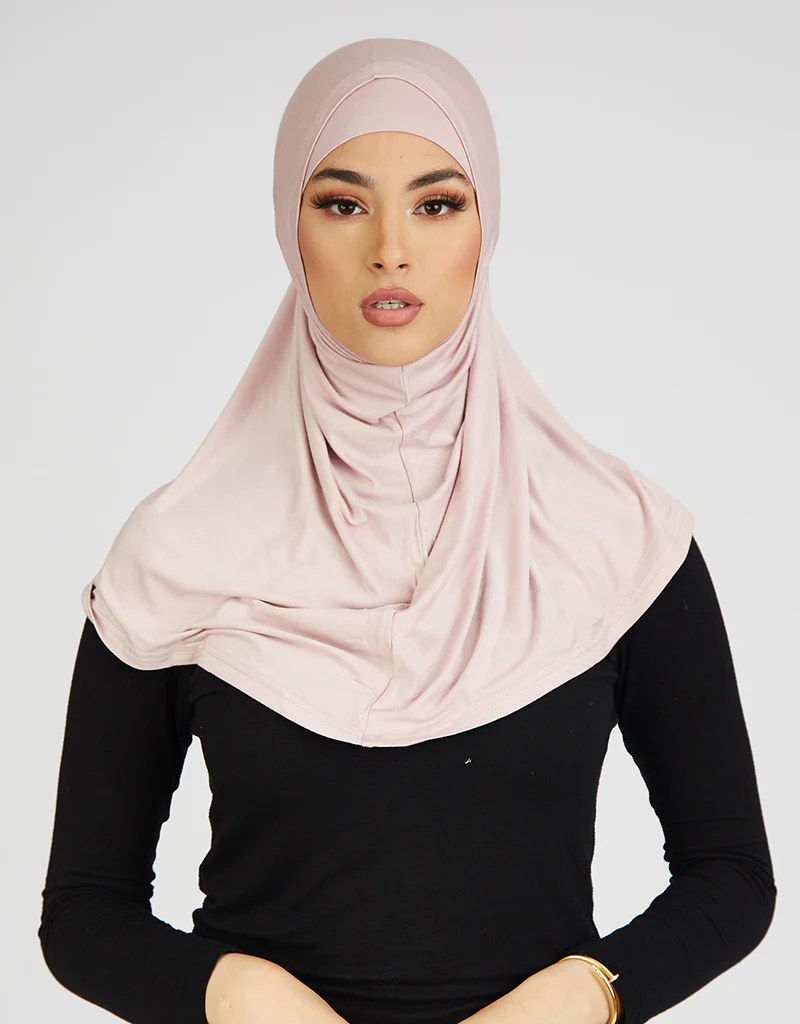 2 Piece Hijab Cap / Scarf - Light Shades - Image 7