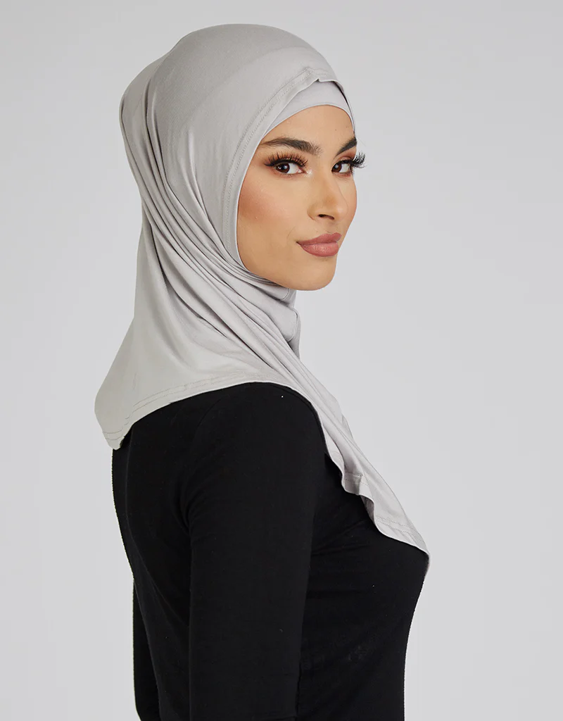2 Piece Hijab Cap / Scarf - Light Shades - Image 9