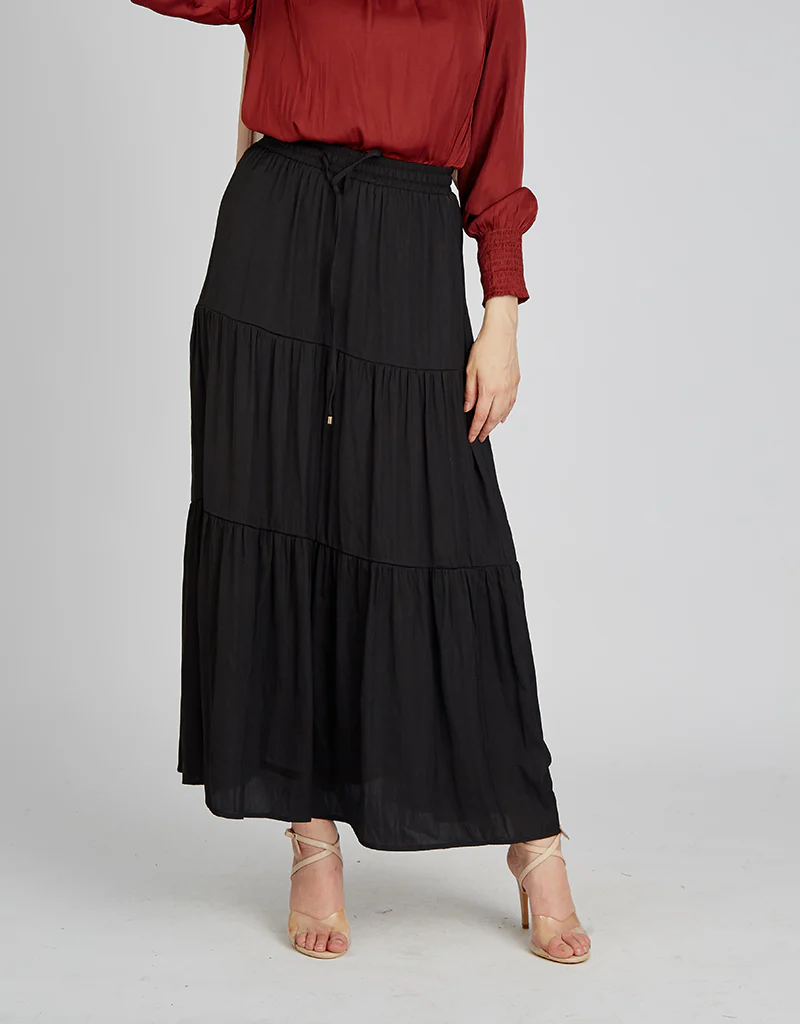 3 Tier Satin Skirt - Image 7