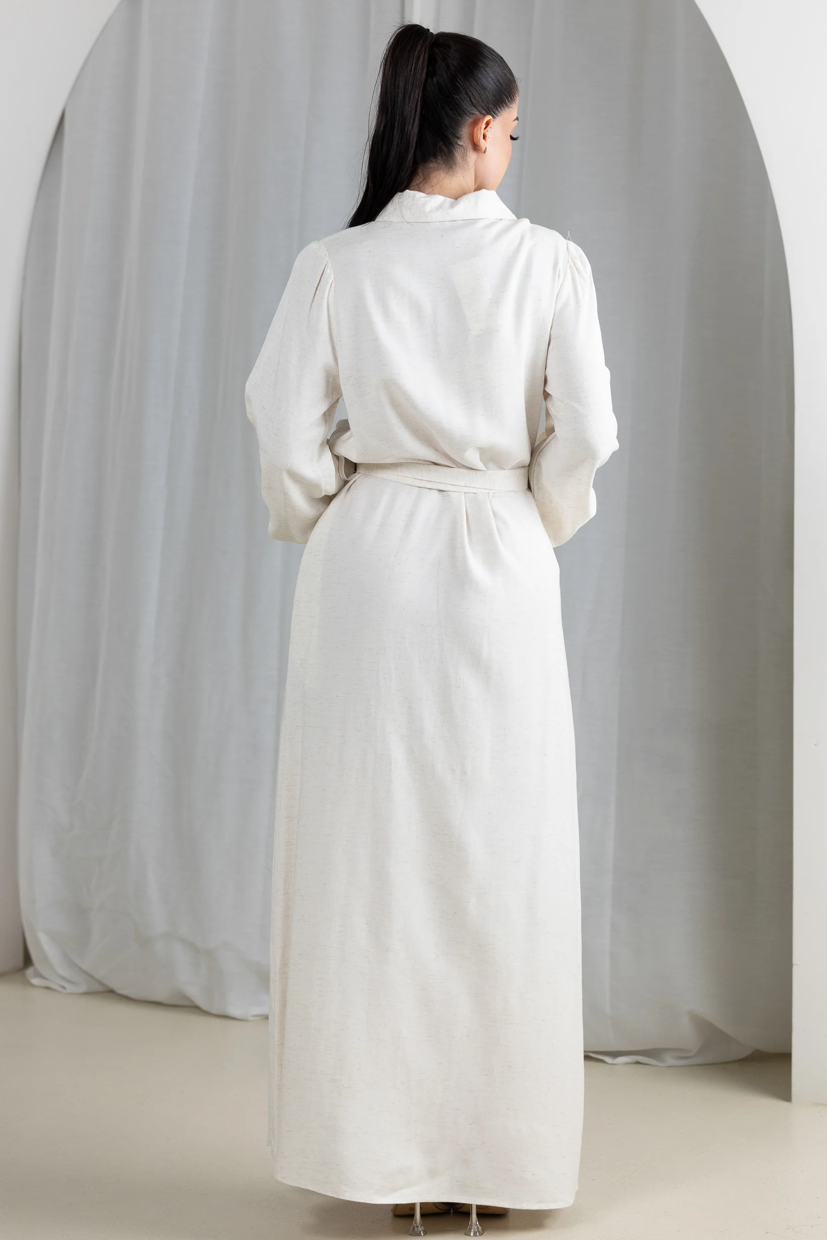 Abella Linen Dress - Image 10