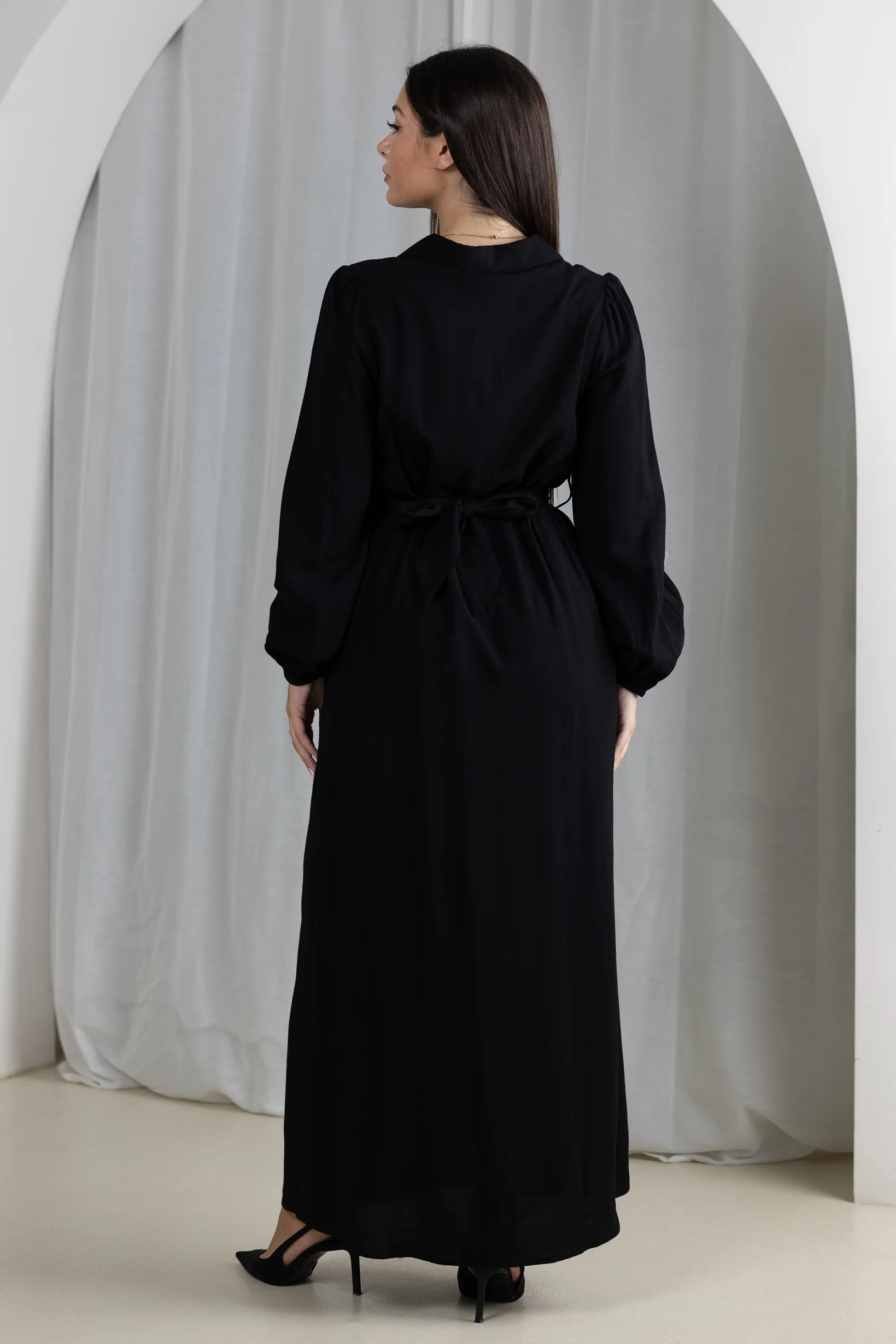 Abella Linen Dress - Image 4