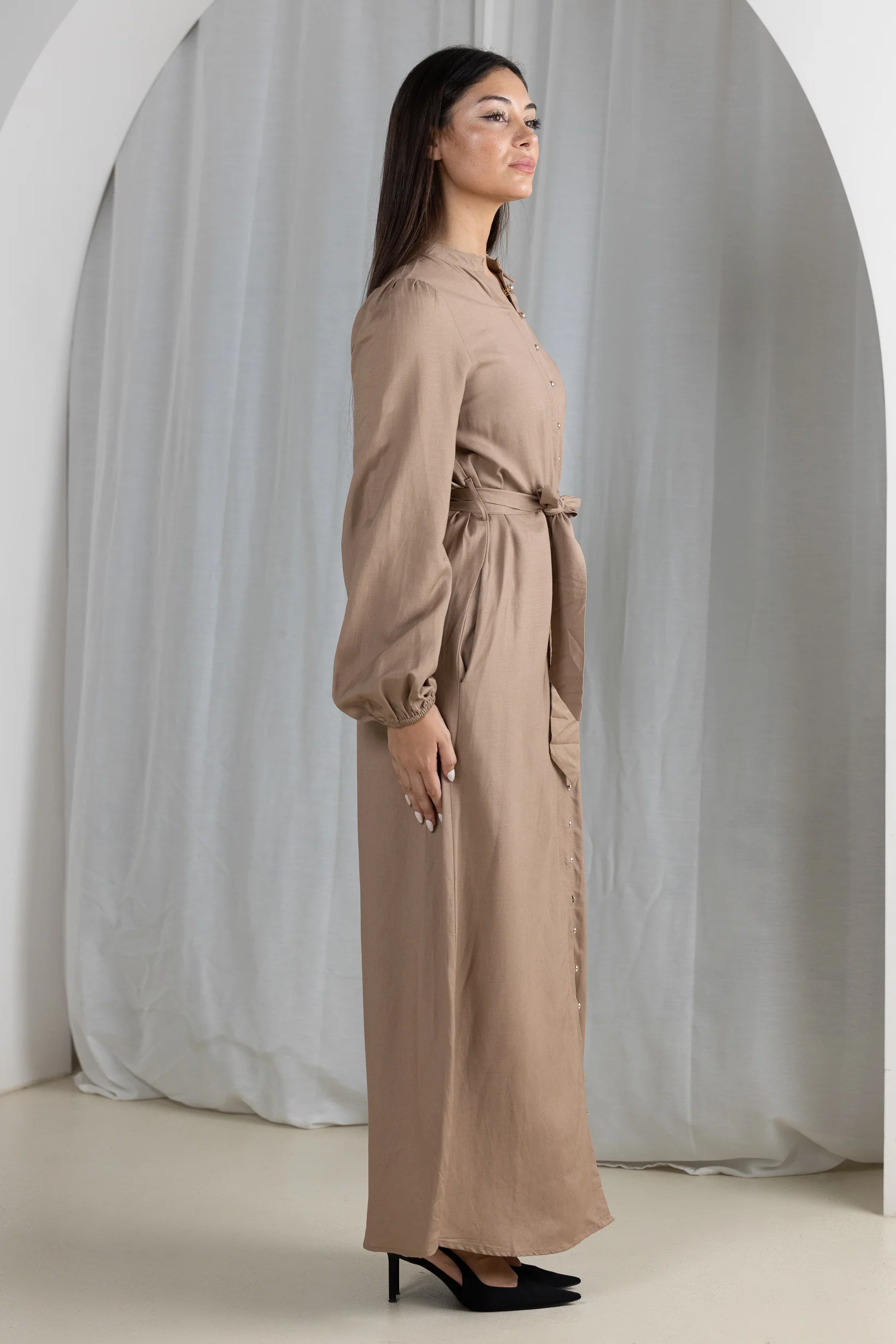Abella Linen Dress - Image 6