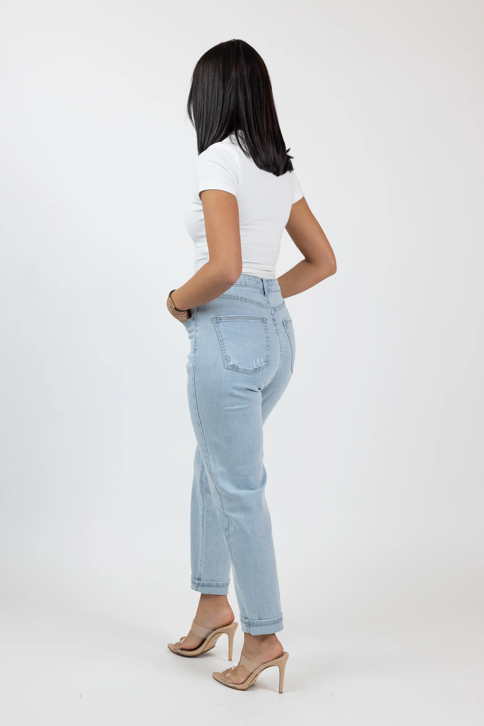 Abril Stretchy Mom Jeans - Image 6