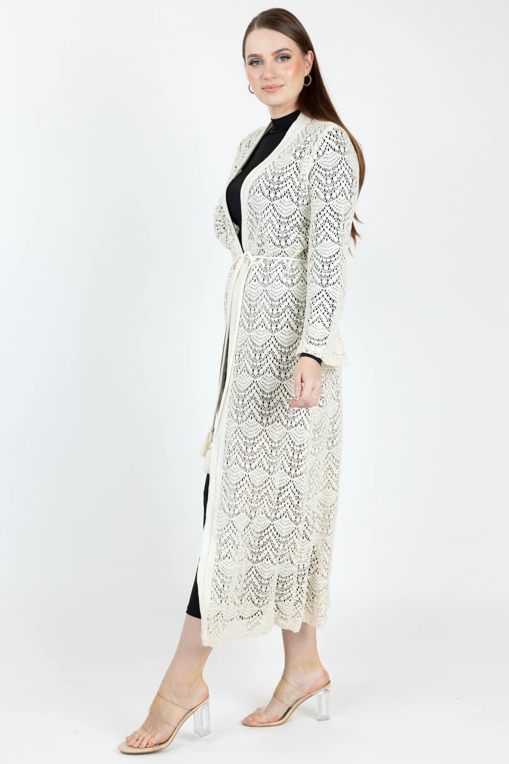 Adila Crochet Cardigan - Image 4