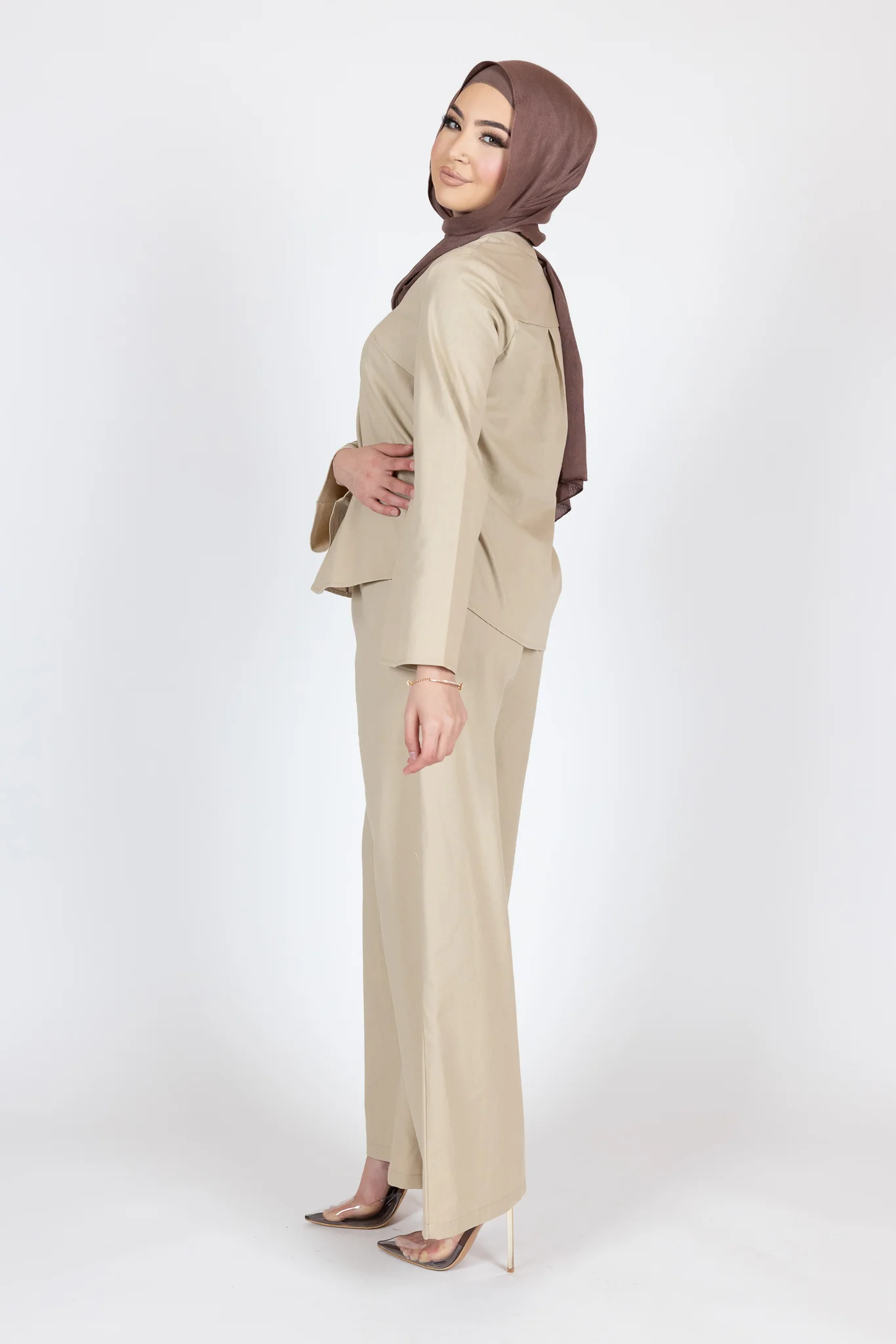 Adira Linen Wide Leg Pants - Image 5