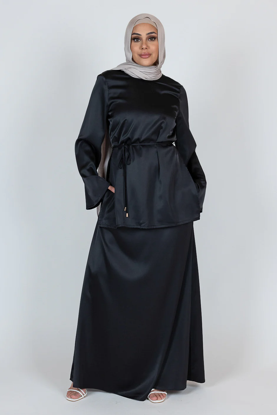 Akela A line Satin Skirt - Image 6