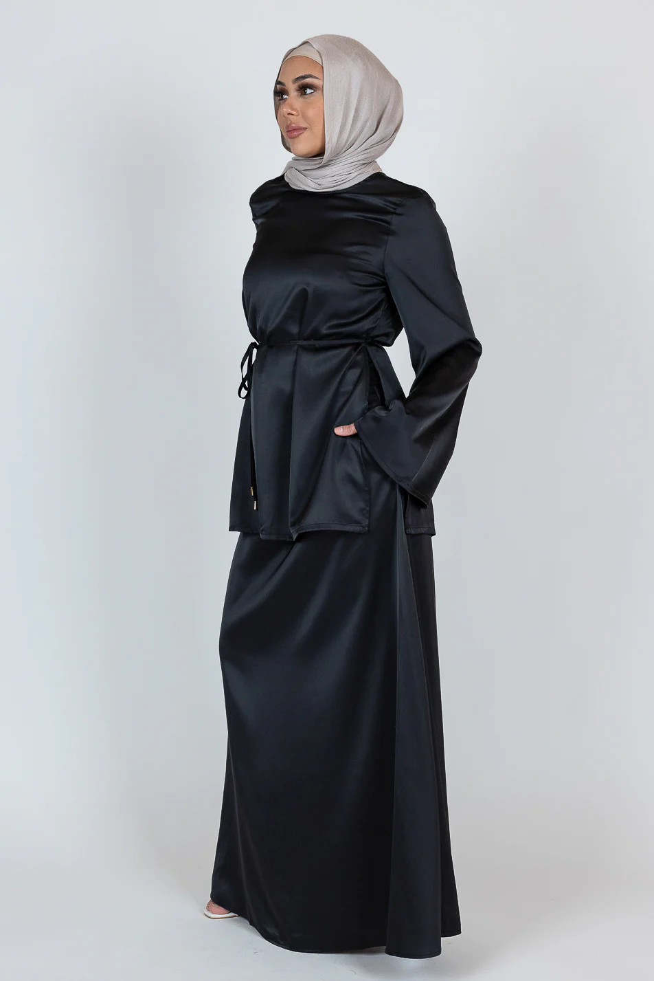 Akela Satin Blouse - Image 2