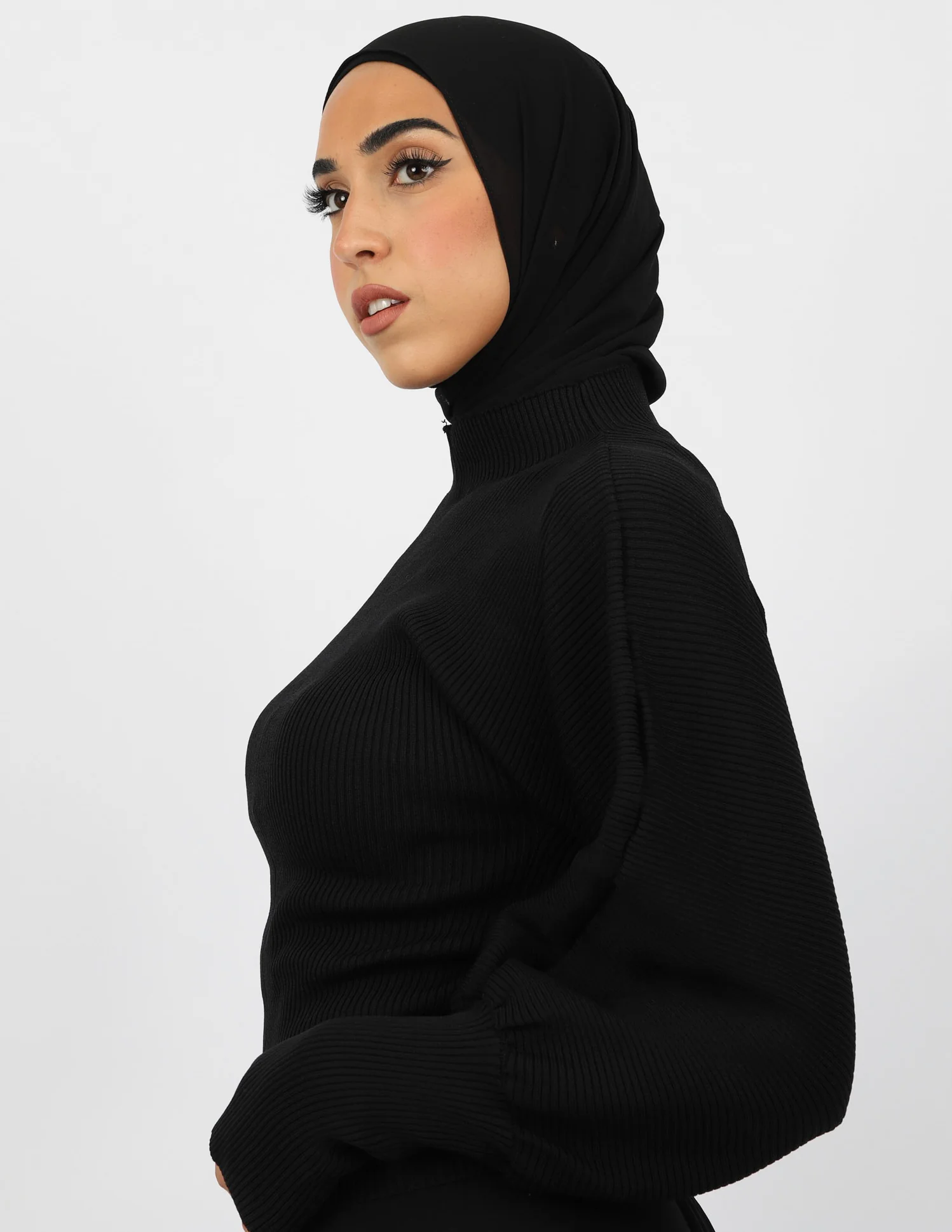 Alana Puff Sleeve Knit Top - Dark Shades - Image 7