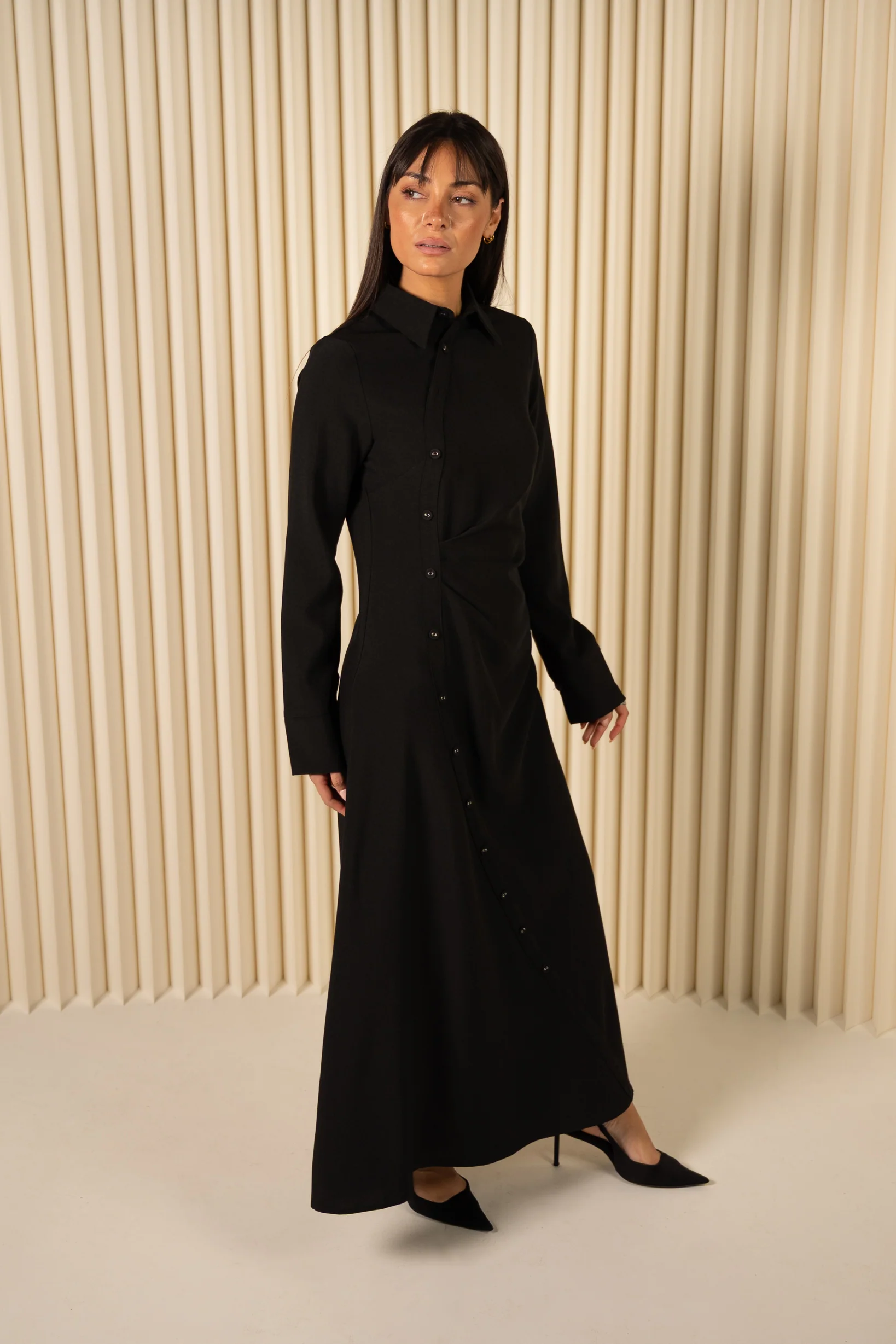 Allure Detailed Shirt Dress - Image 6