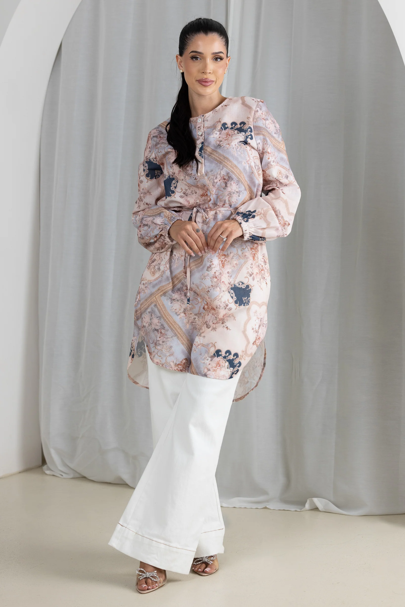 Anastasia Loop Midi Blouse - Image 3