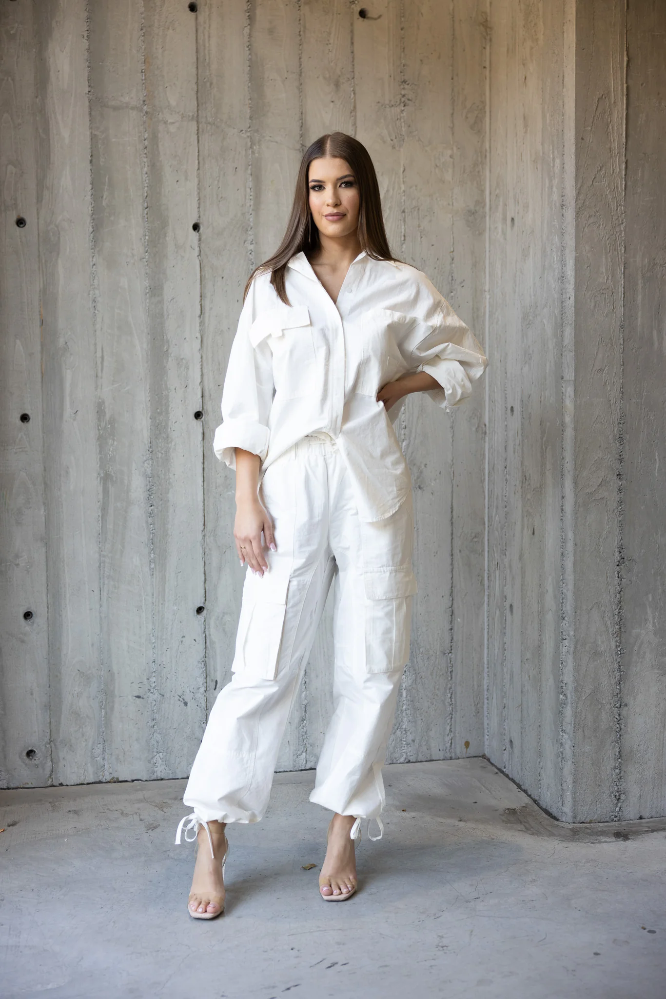 Ankle Drawstring Cargo Pants - Image 2
