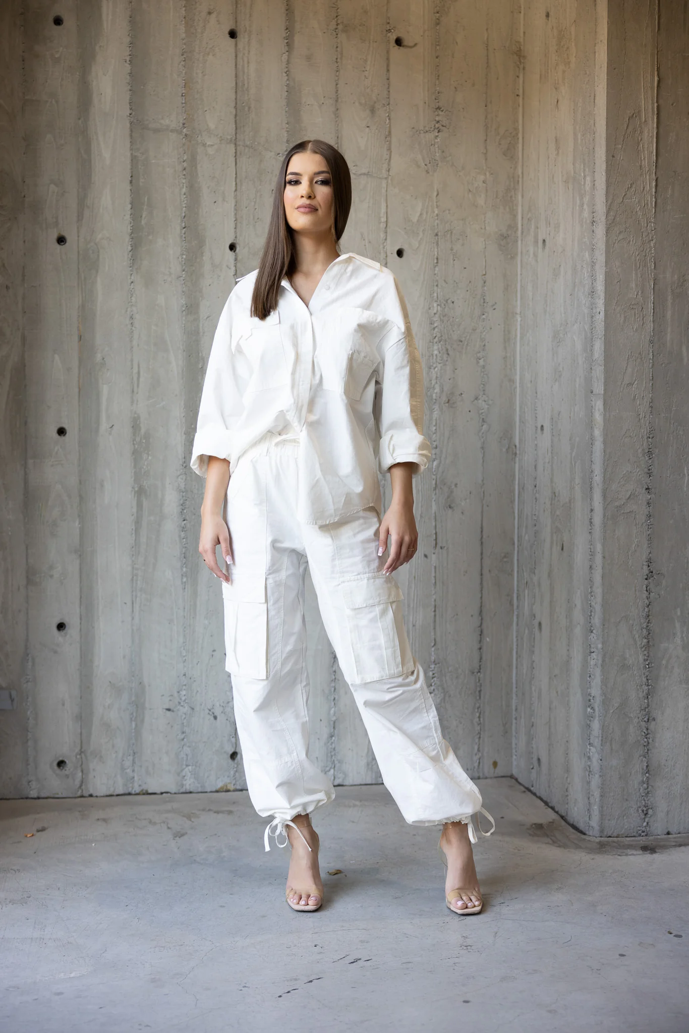 Ankle Drawstring Cargo Pants - Image 6