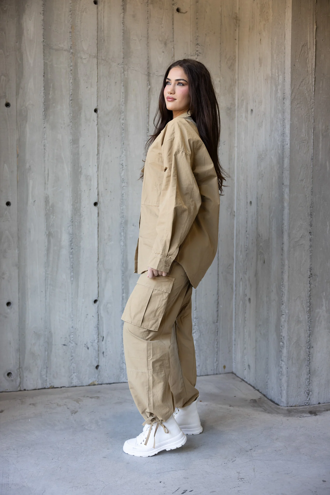 Ankle Drawstring Cargo Pants - Image 9