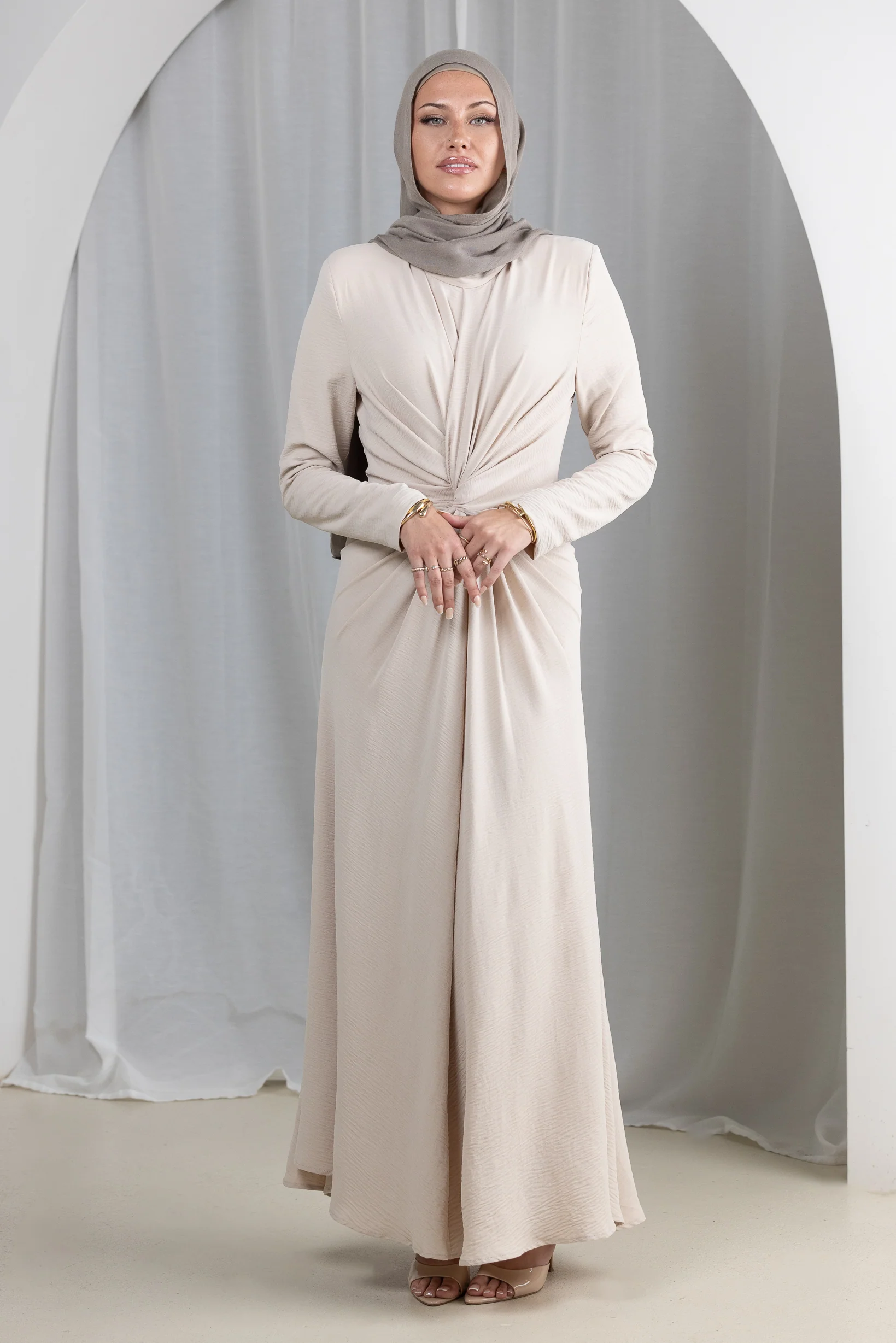 Areem Flowy Knot Dress - Image 7