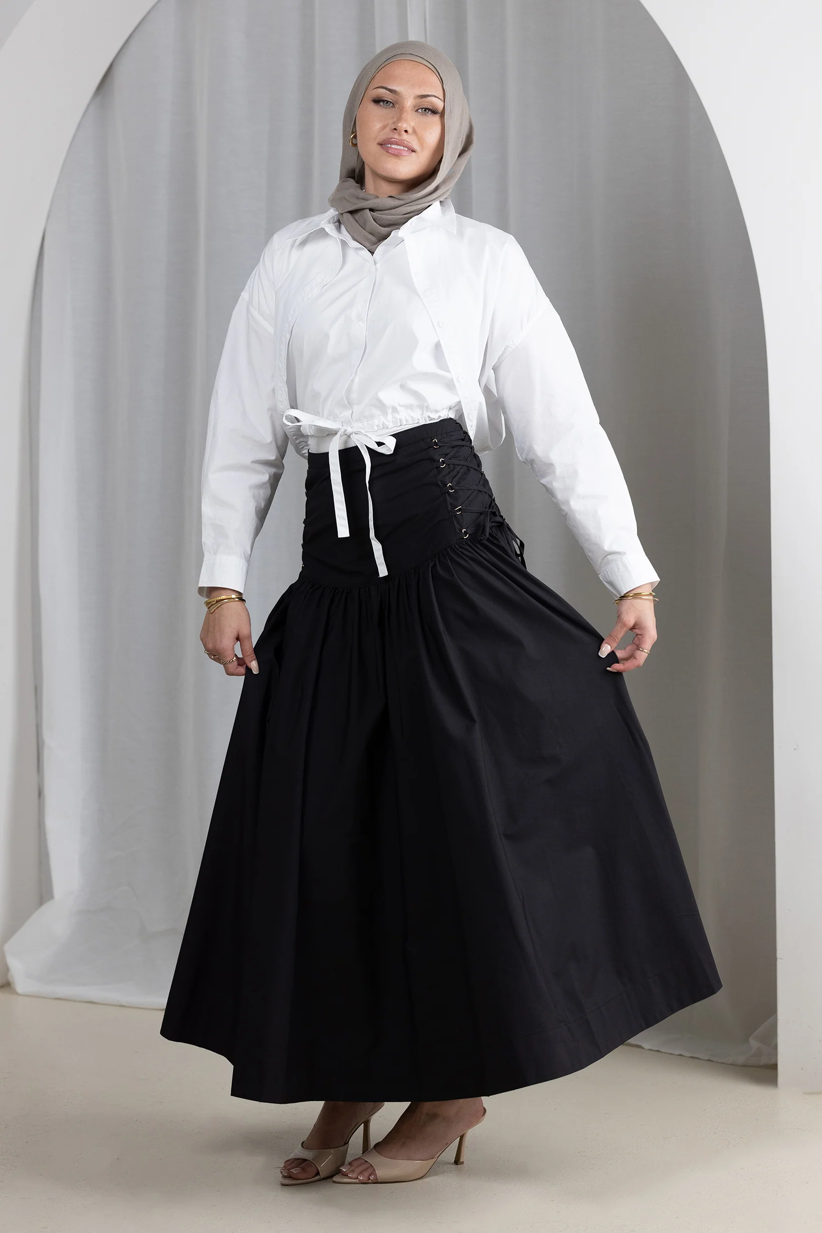 Areem Lace Me Up Skirt - Image 3
