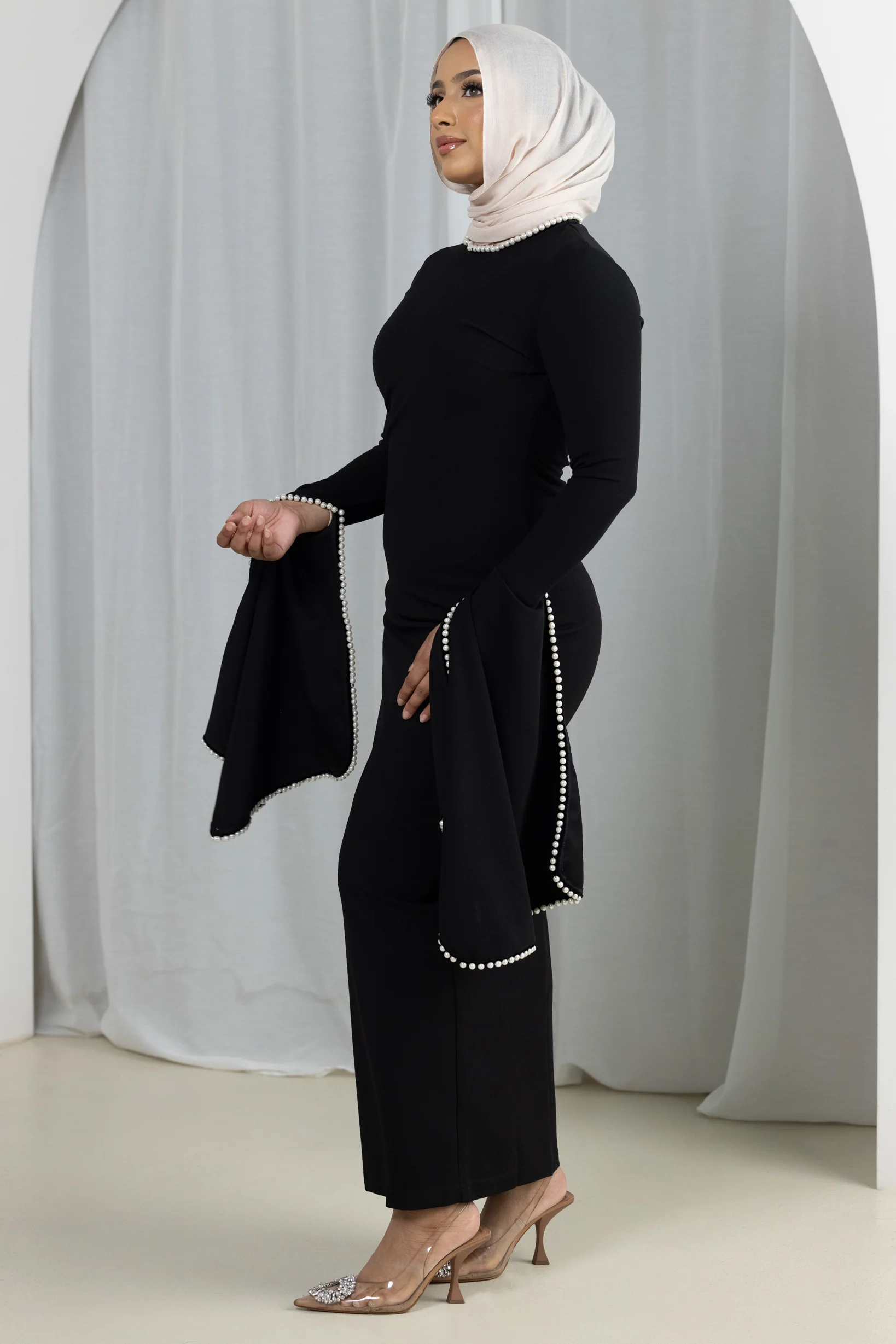 Areem Pearl Evening Dress - Image 3