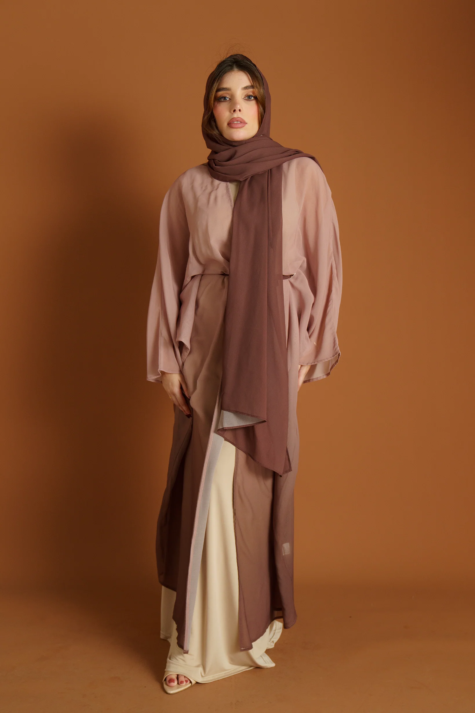 Areem Tie Dye Cardigan & Scarf - Image 6