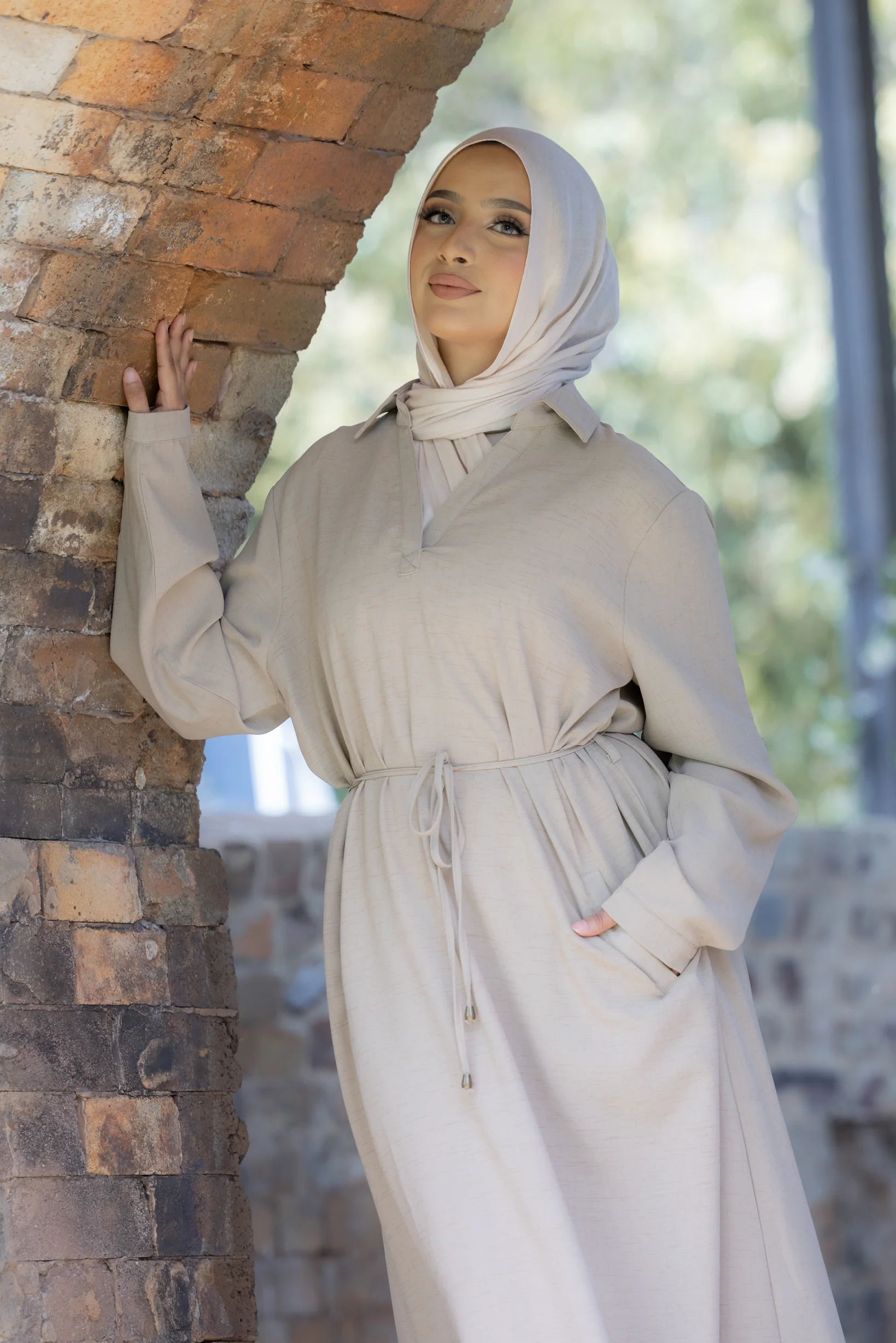 Areem Tie Loop Dress - Image 3