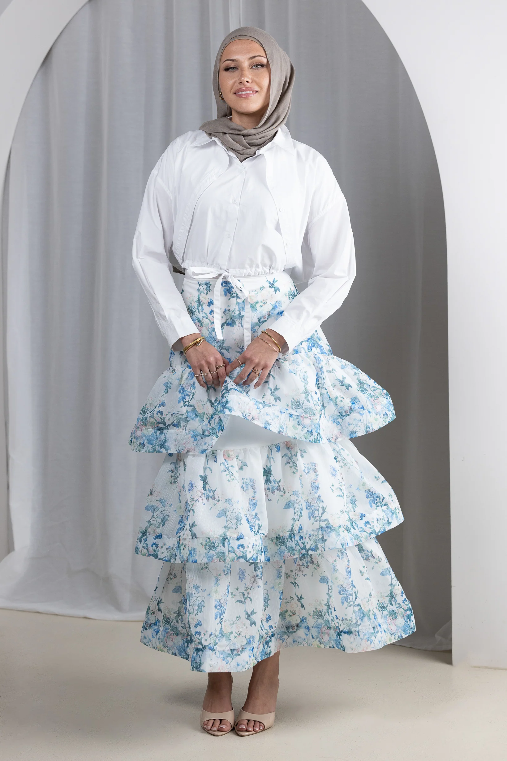 Areem Tiered Zimi Skirt - Image 2