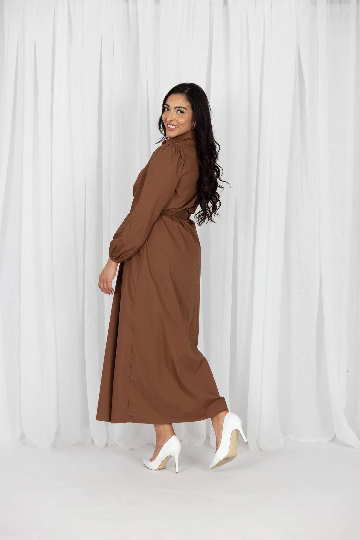 Arlene Button Maxi Dress - Image 15