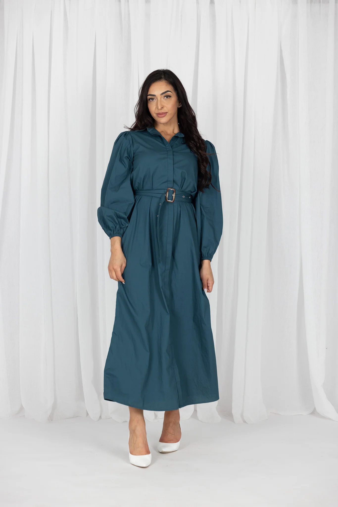 Arlene Button Maxi Dress - Image 4