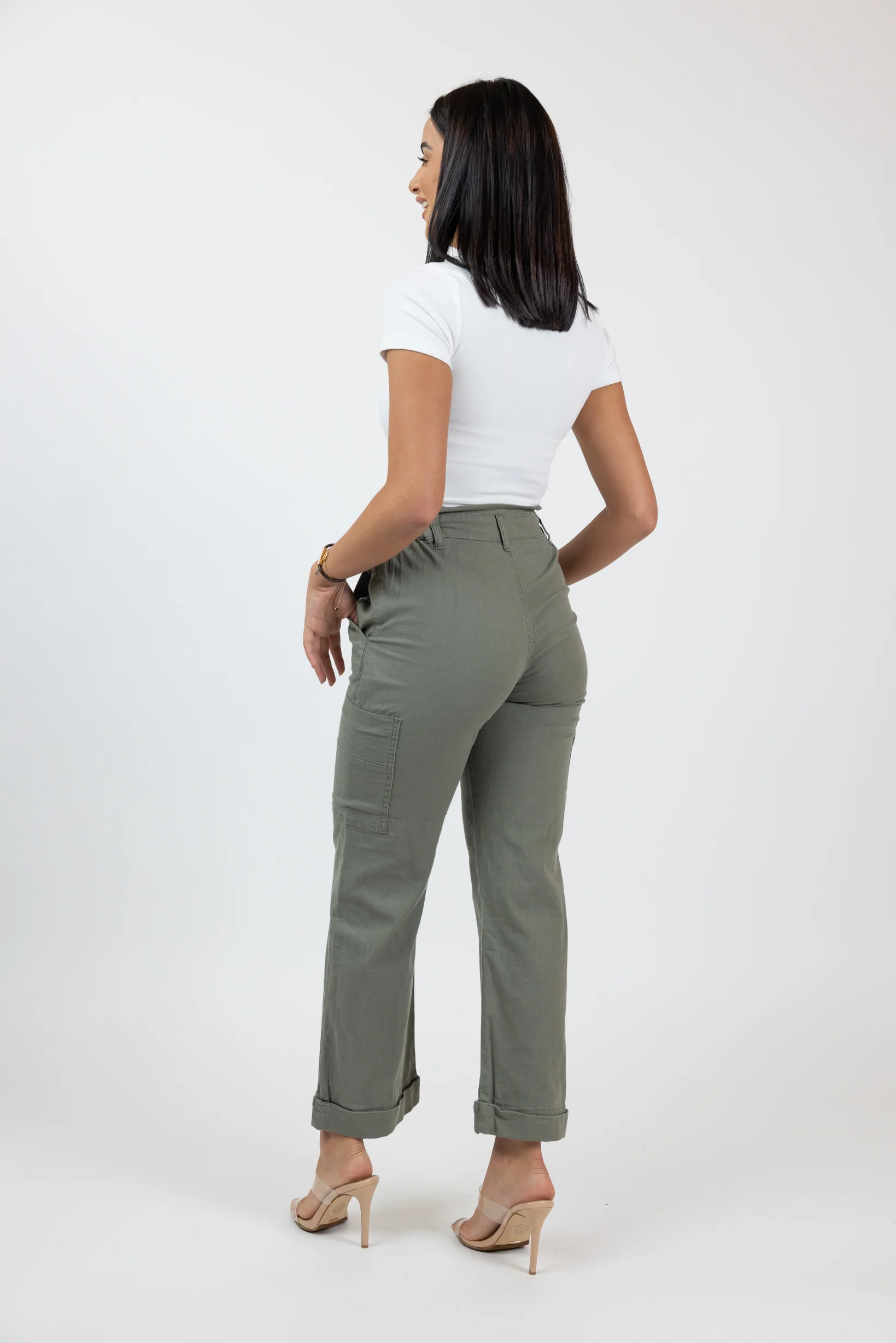 Azaria Stretch Straight Leg Pants - Image 6