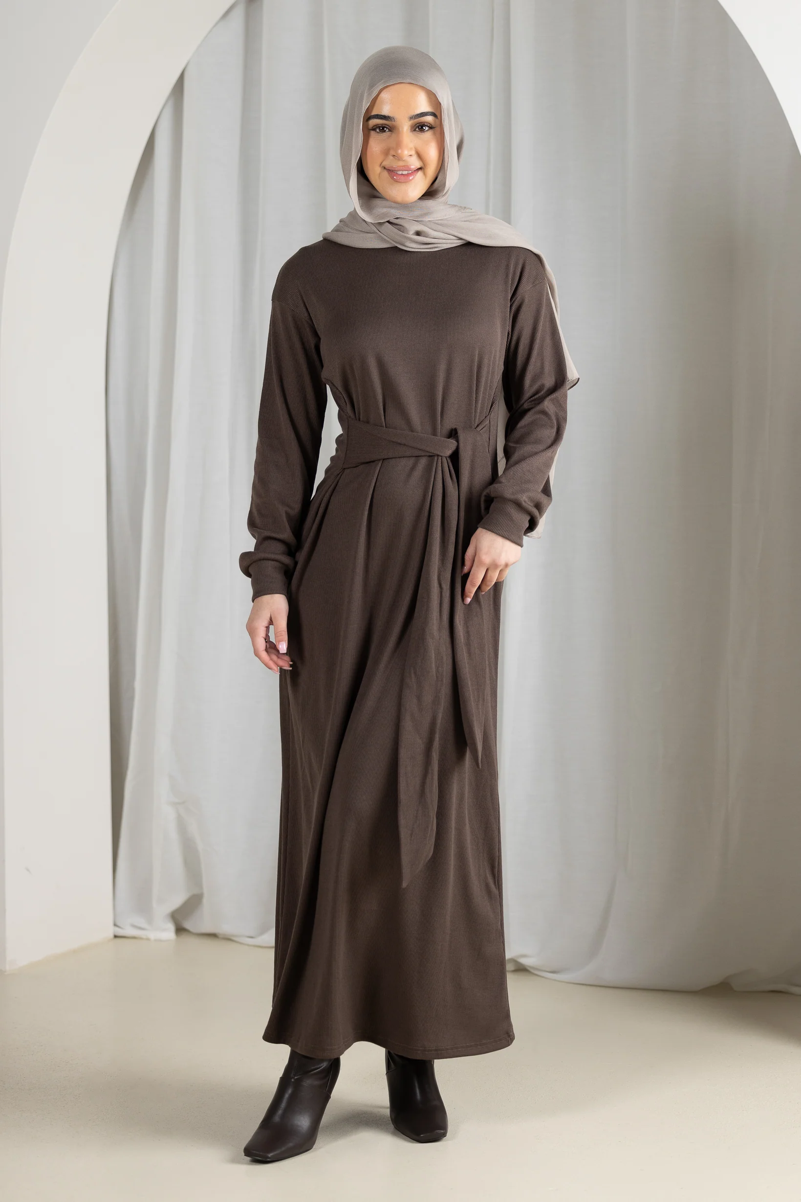 Azeema Waist Tie Dress - Image 13