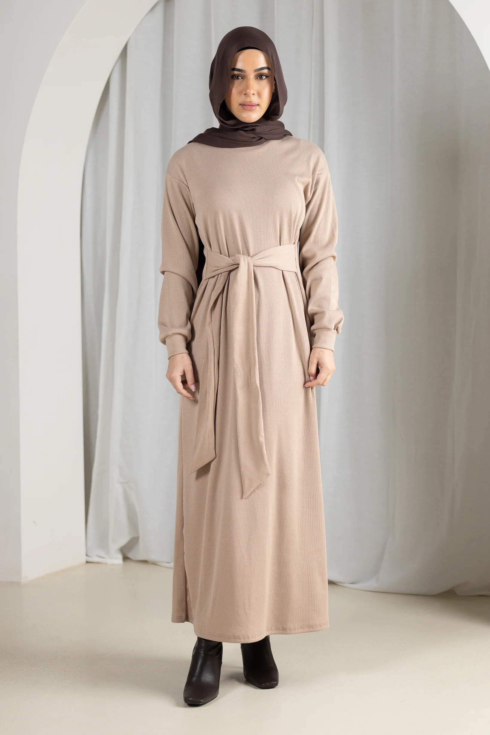 Azeema Waist Tie Dress - Image 5