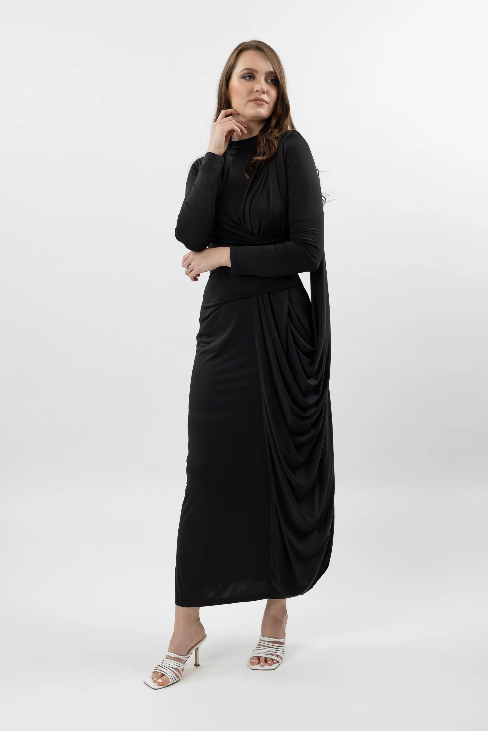 Aziya Drape Dress - Image 13