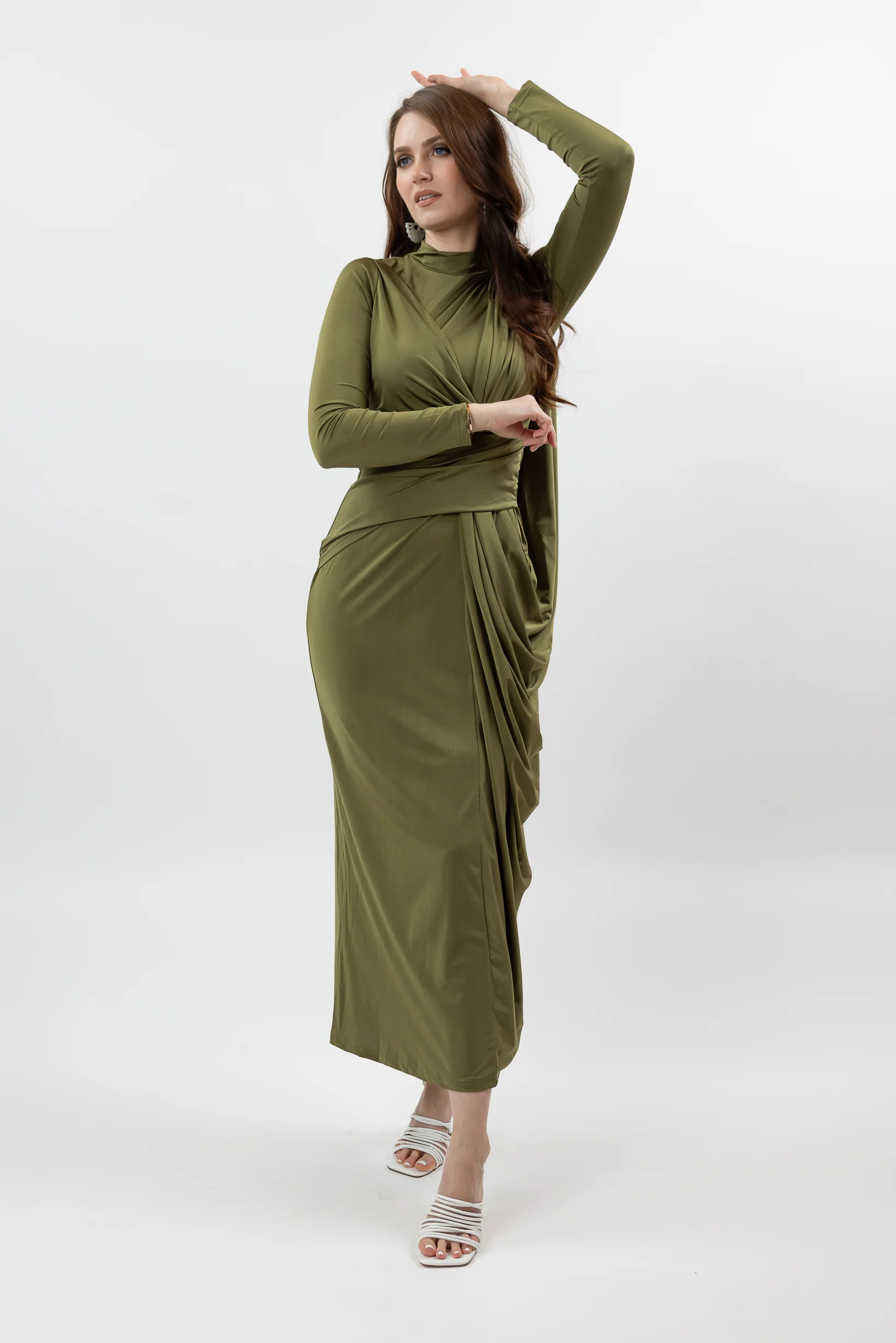 Aziya Drape Dress - Image 2