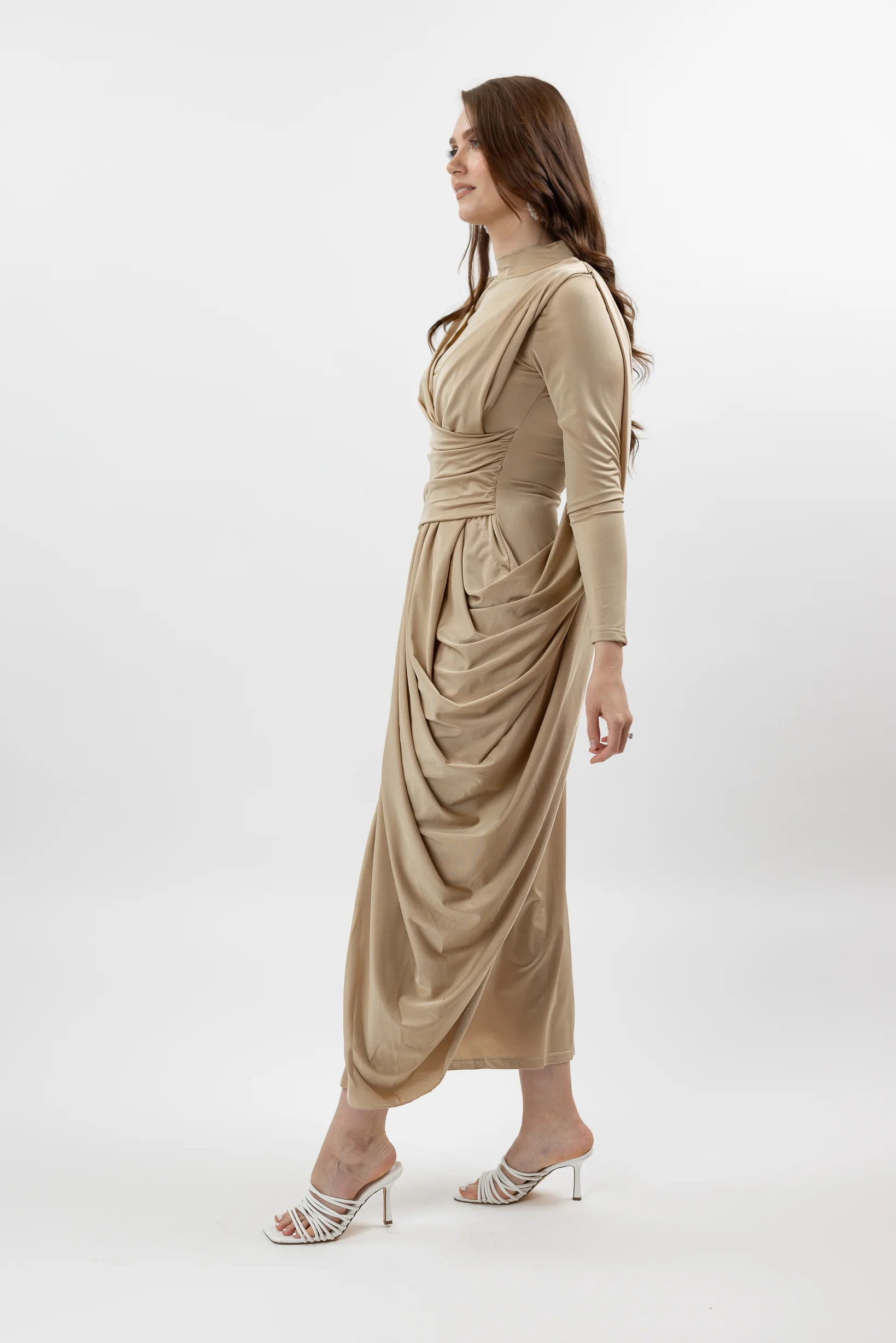 Aziya Drape Dress - Image 8