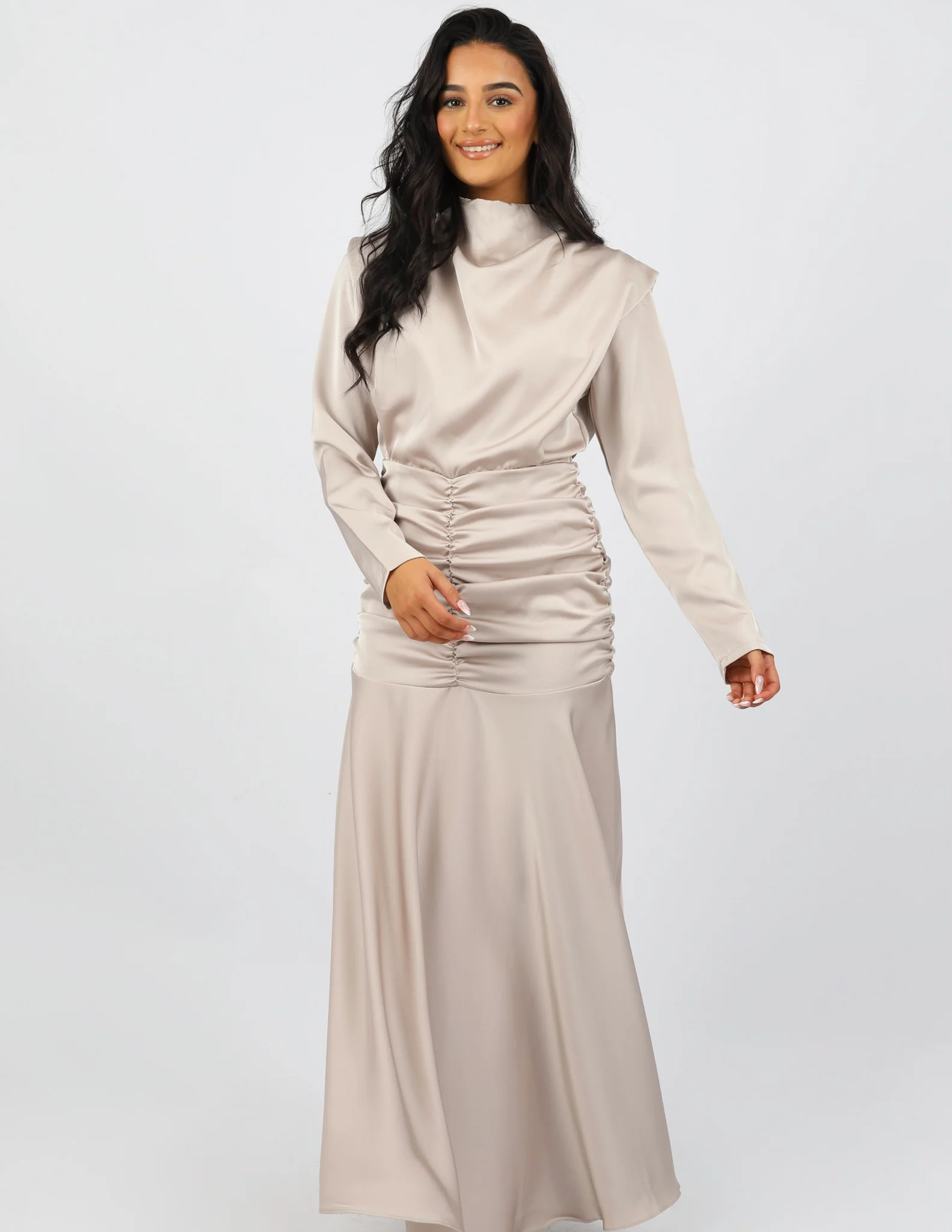 Azora Ruched Waist Dress - Image 13