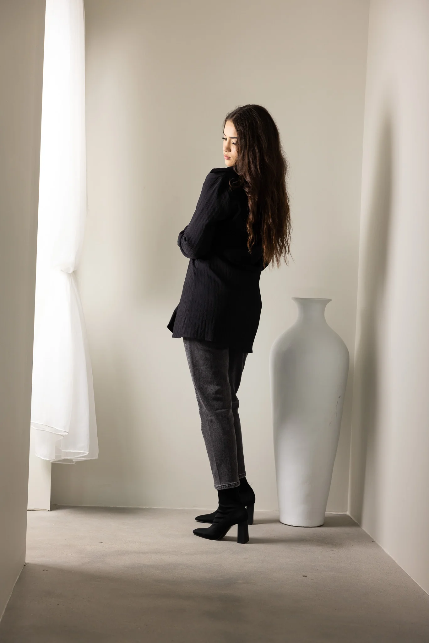 Basic Detailed Button Shirt - Image 10