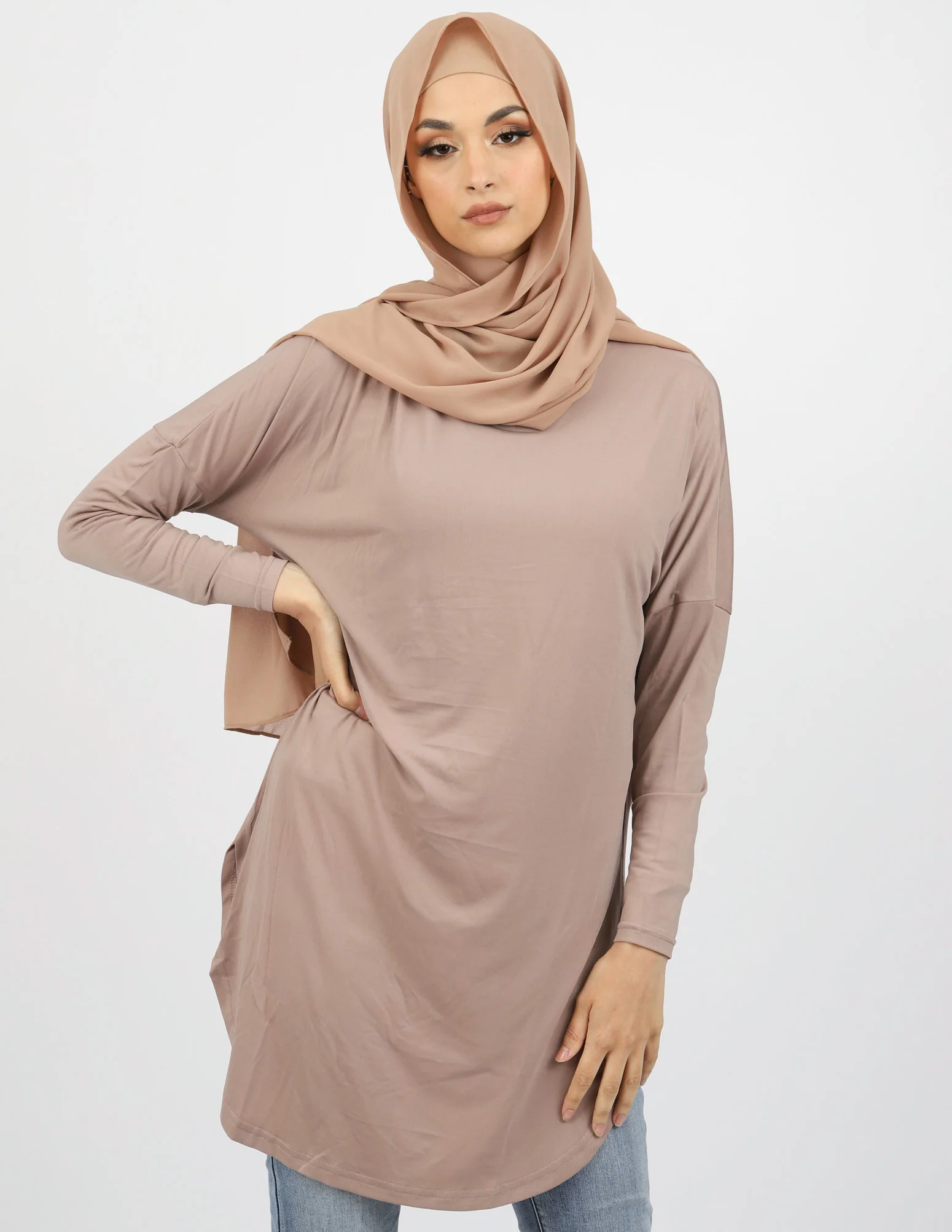 Basic Long Sleeve Loop Top - Light Shades