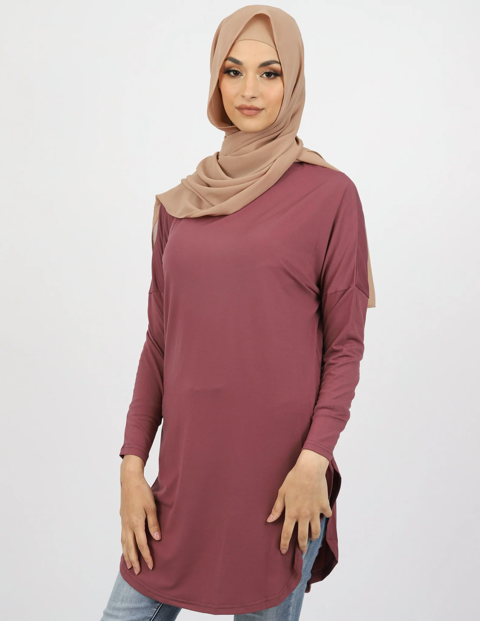 Basic Long Sleeve Loop Top - Light Shades - Image 10