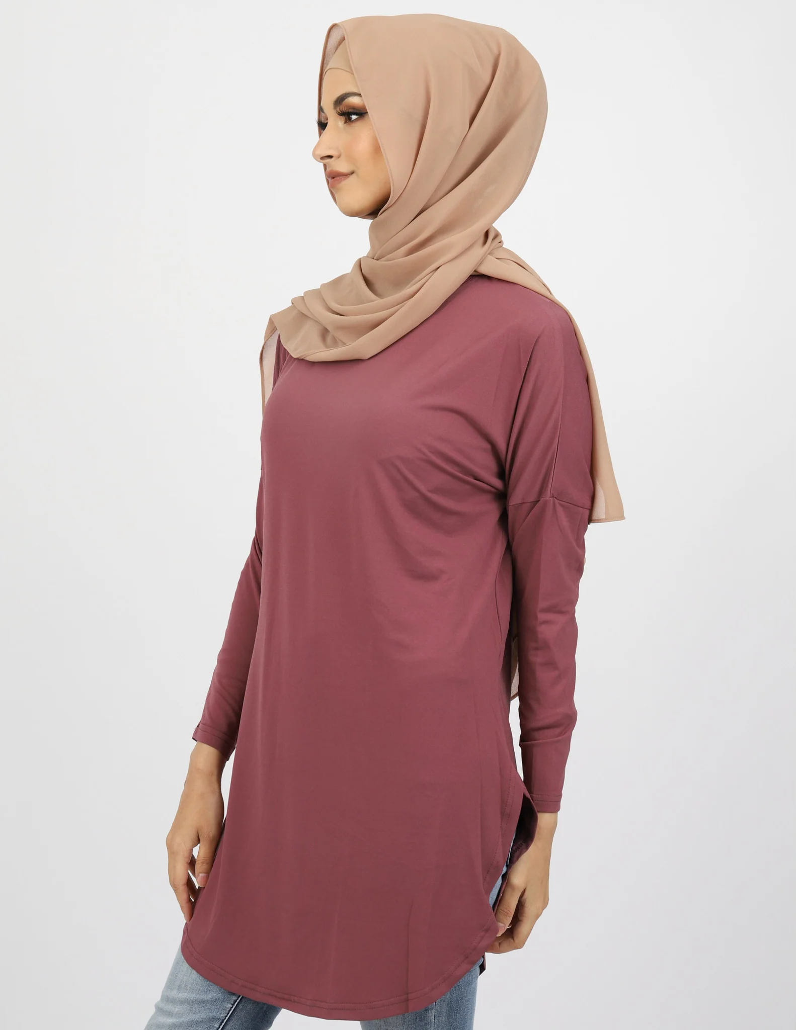 Basic Long Sleeve Loop Top - Light Shades - Image 11