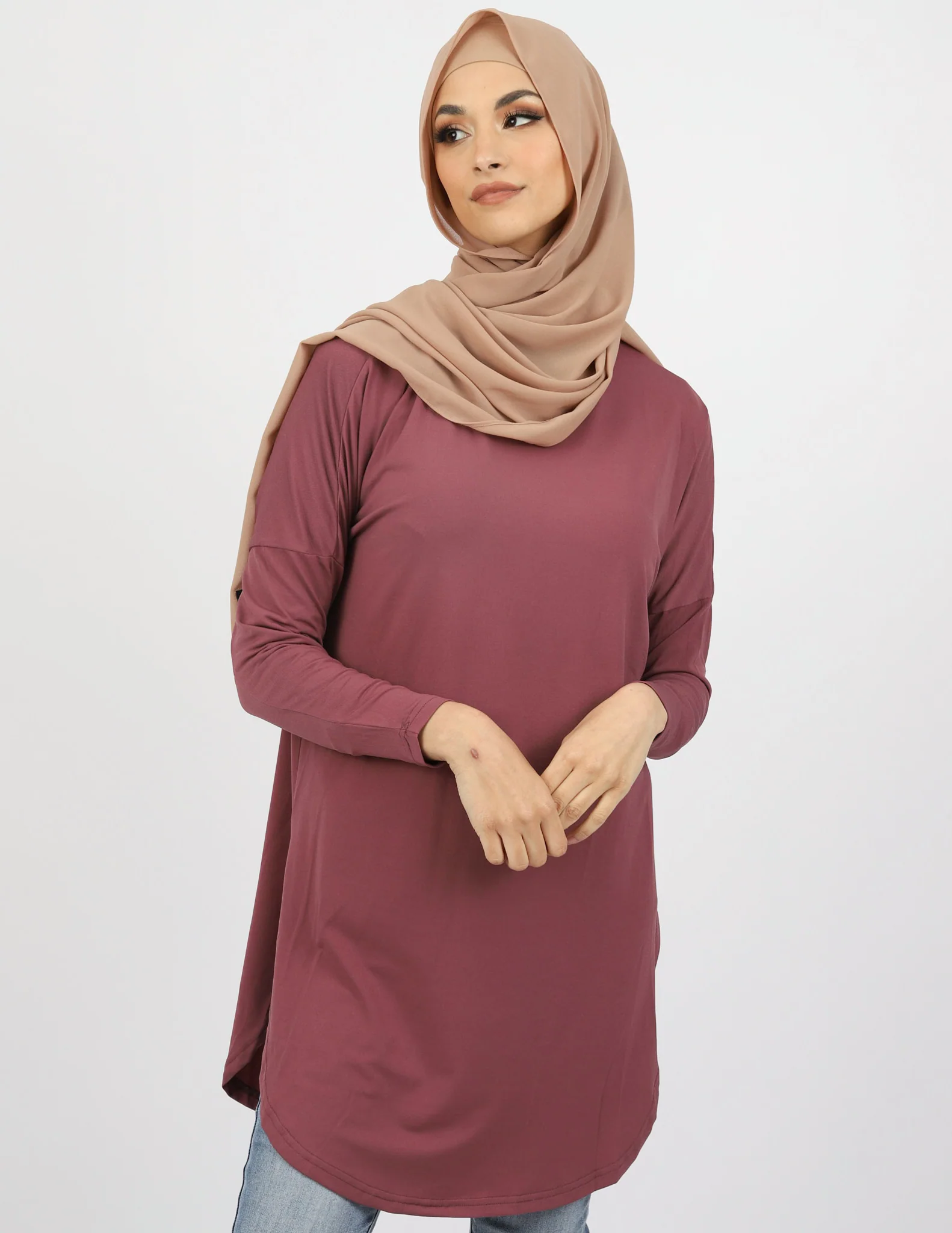 Basic Long Sleeve Loop Top - Light Shades - Image 13