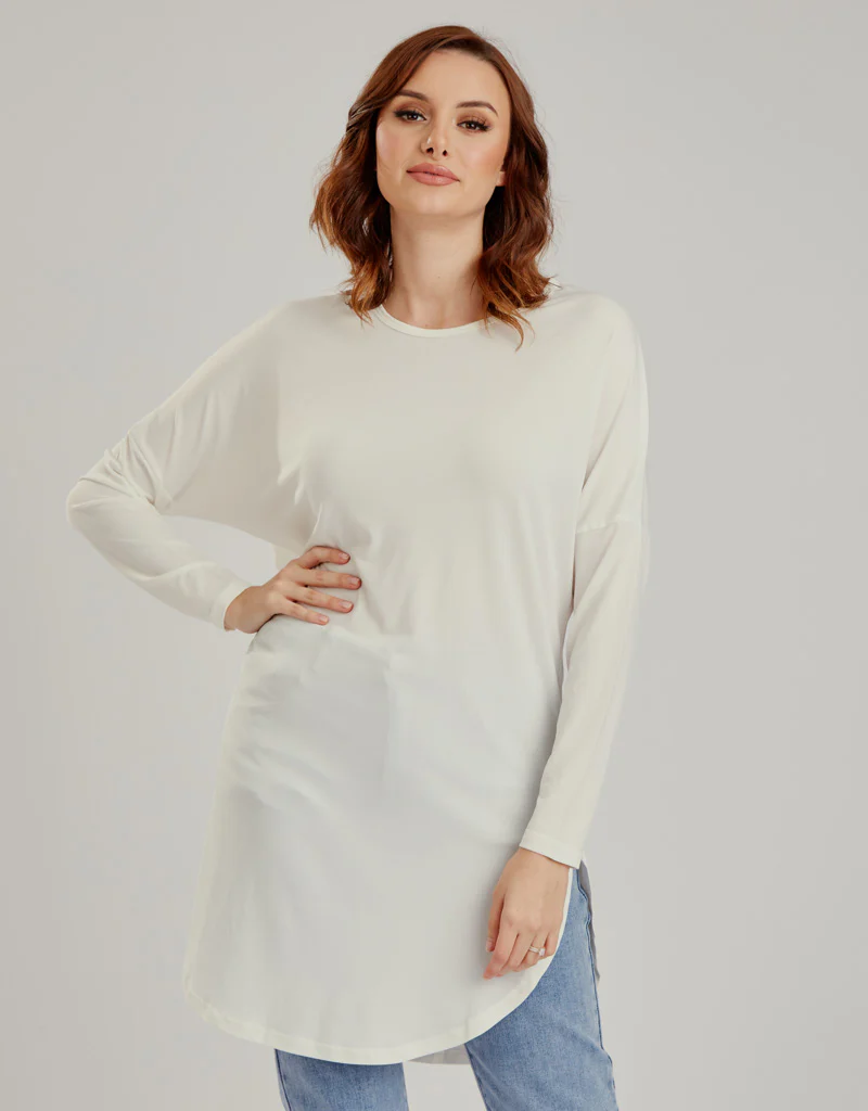 Basic Long Sleeve Loop Top - Light Shades - Image 14