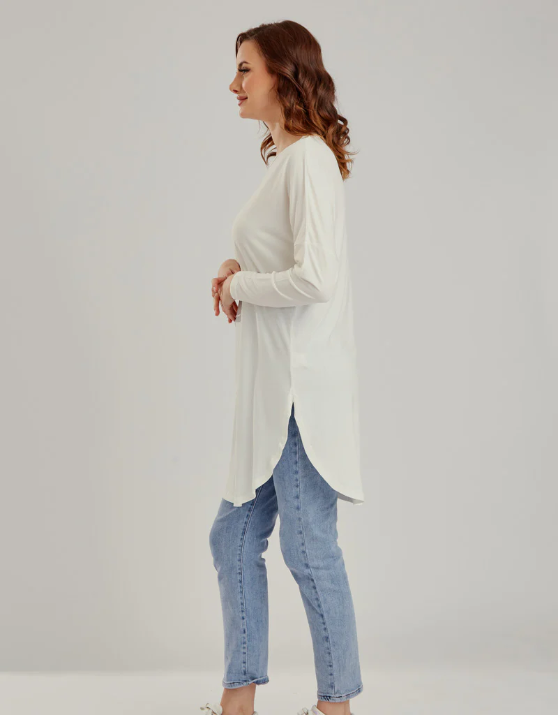Basic Long Sleeve Loop Top - Light Shades - Image 16