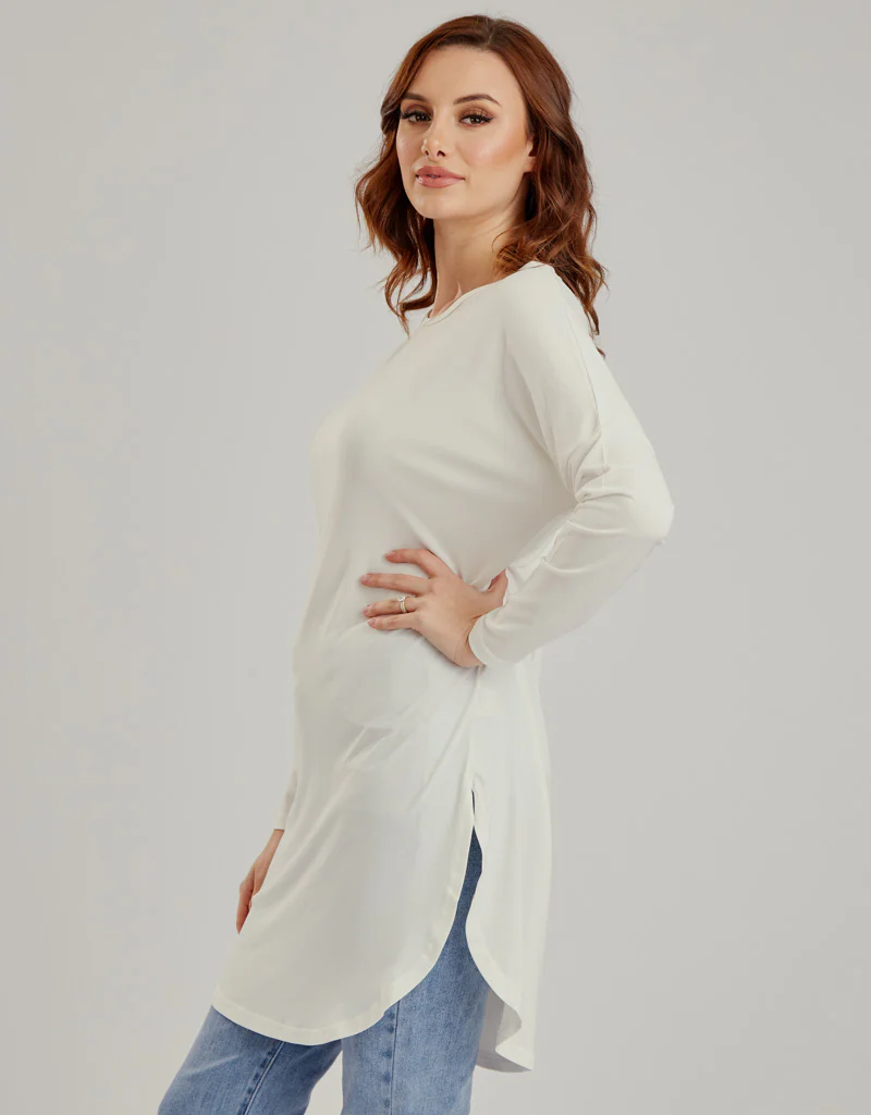 Basic Long Sleeve Loop Top - Light Shades - Image 17