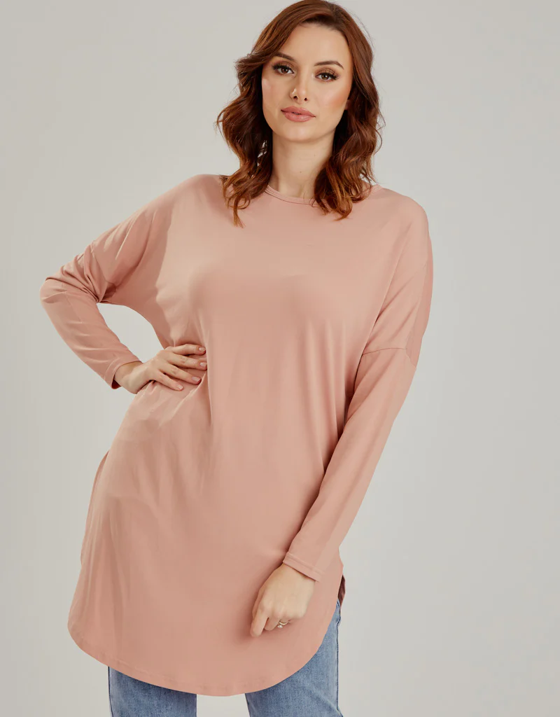 Basic Long Sleeve Loop Top - Light Shades - Image 19