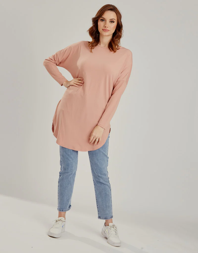 Basic Long Sleeve Loop Top - Light Shades - Image 20