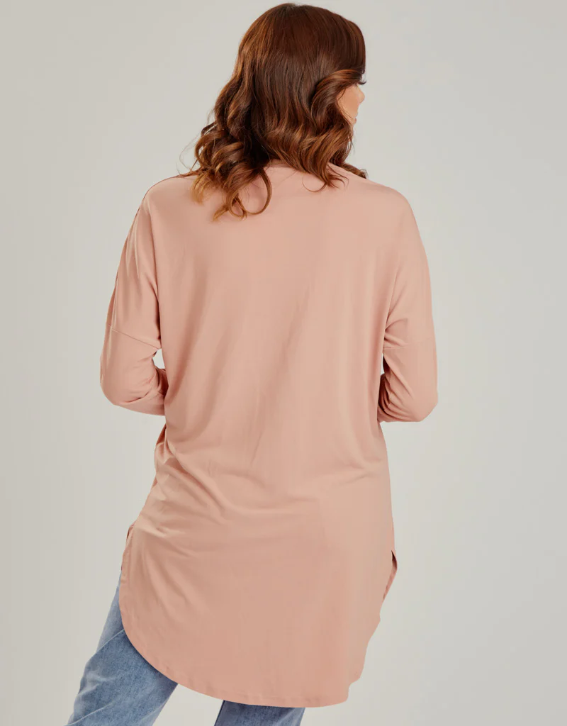 Basic Long Sleeve Loop Top - Light Shades - Image 21