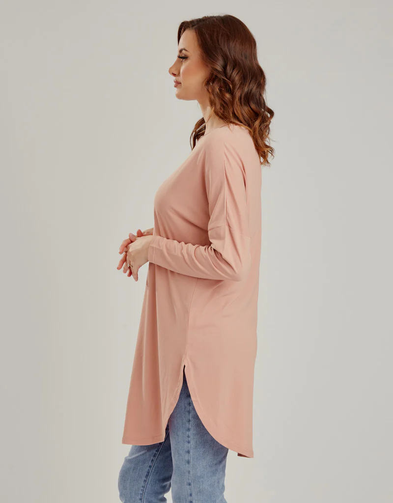 Basic Long Sleeve Loop Top - Light Shades - Image 22