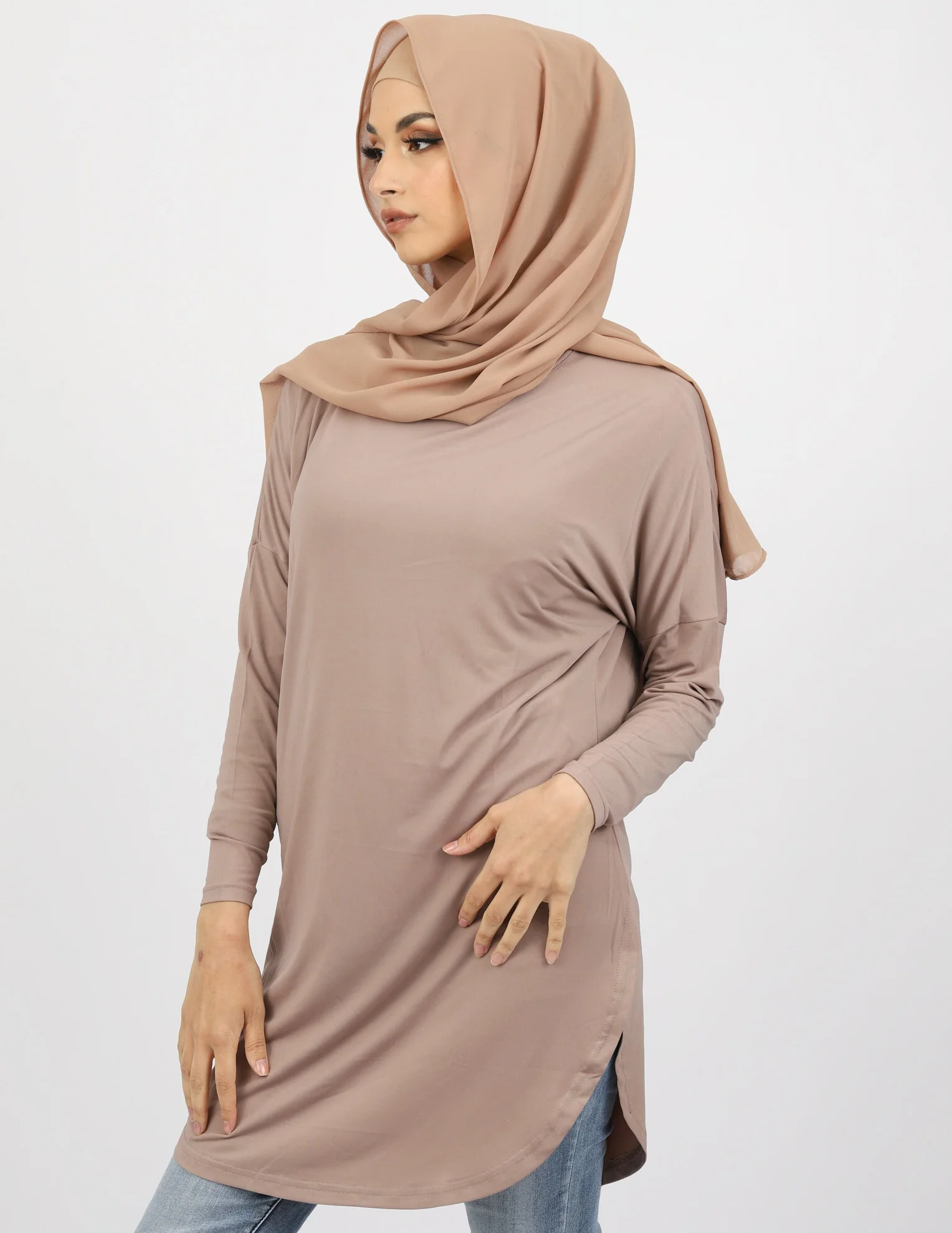 Basic Long Sleeve Loop Top - Light Shades - Image 3