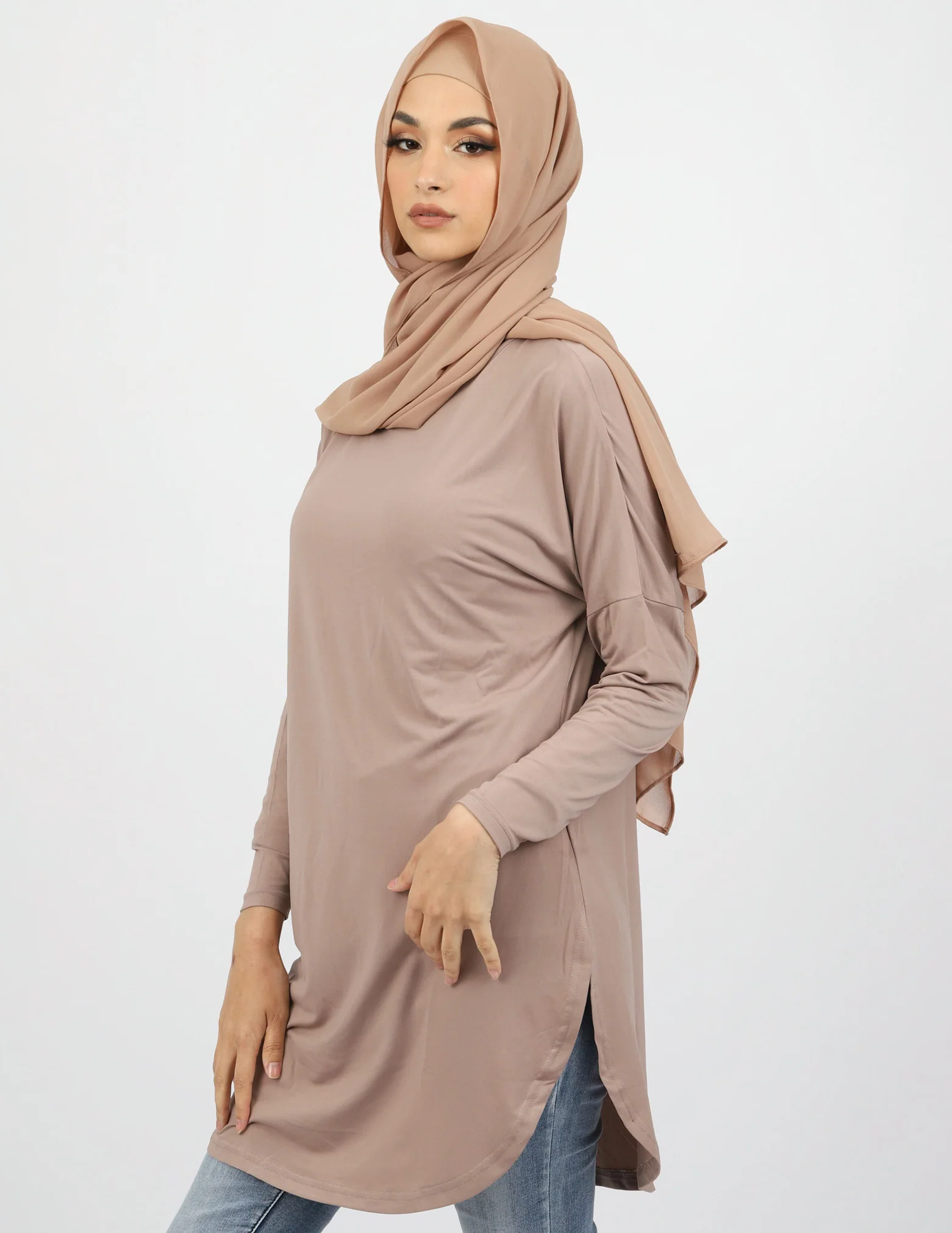 Basic Long Sleeve Loop Top - Light Shades - Image 4