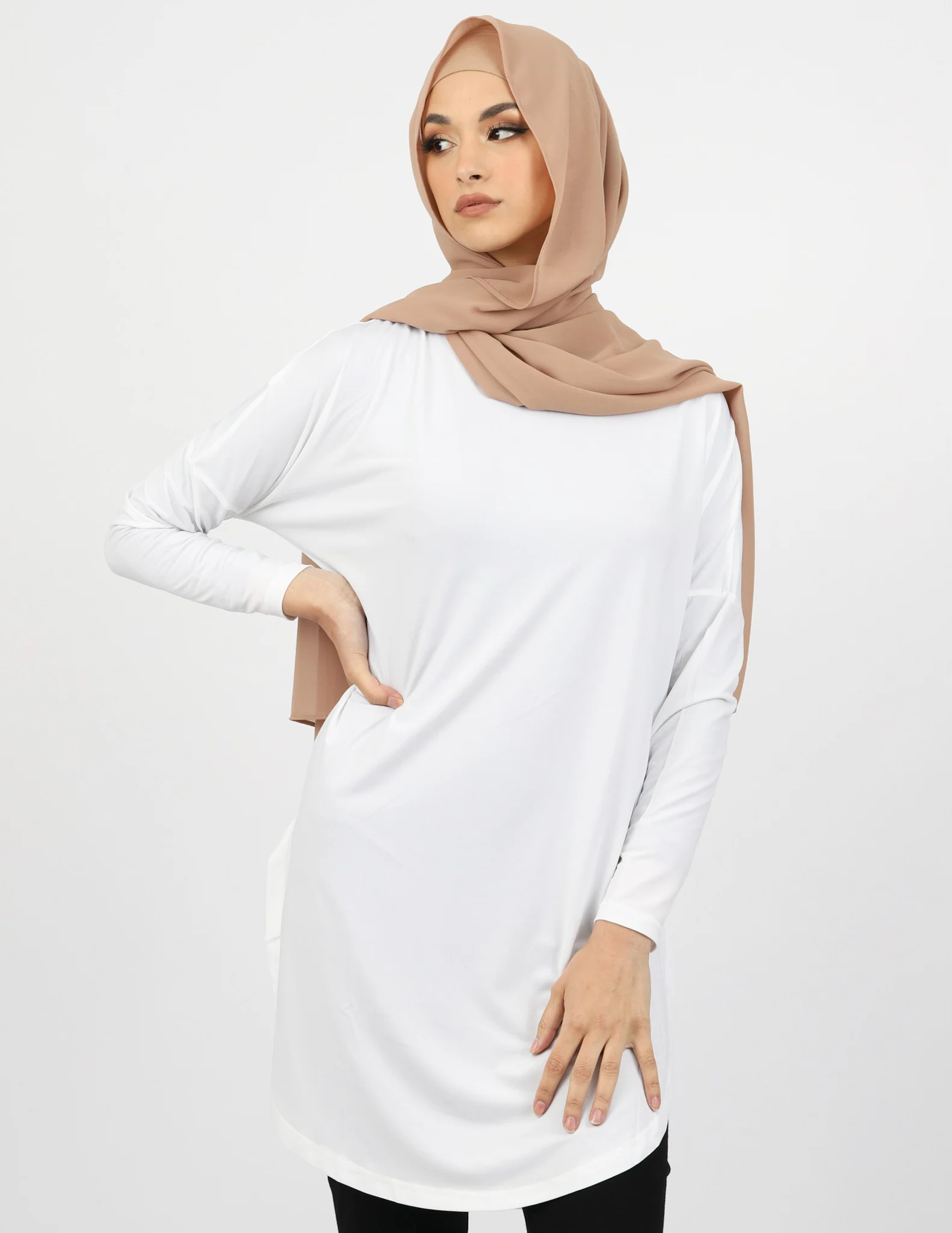 Basic Long Sleeve Loop Top - Light Shades - Image 6