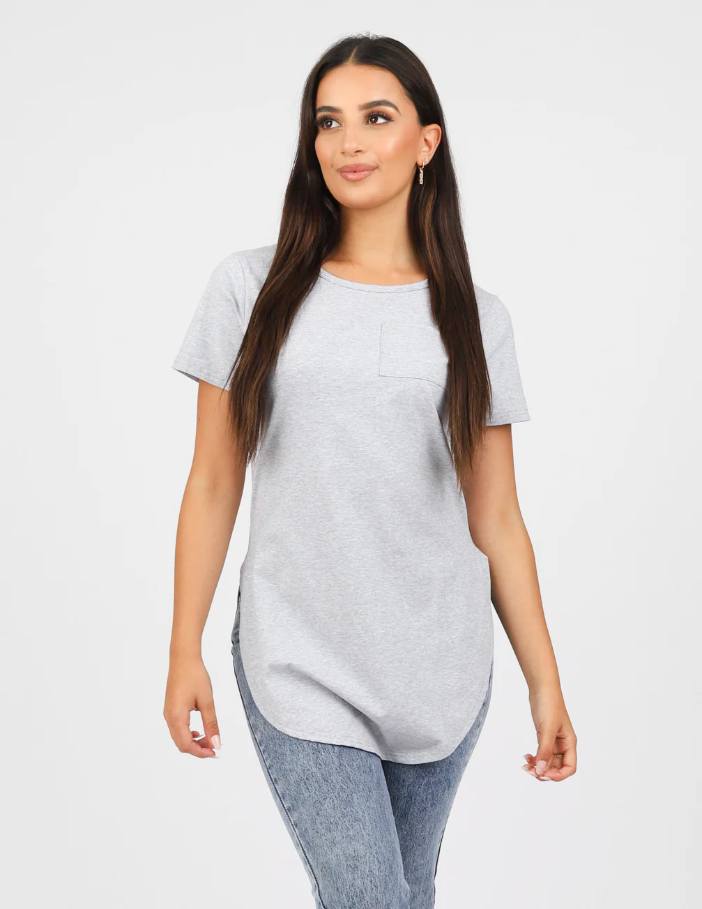 Basic Loop Tee - Shades of Grey - Image 2