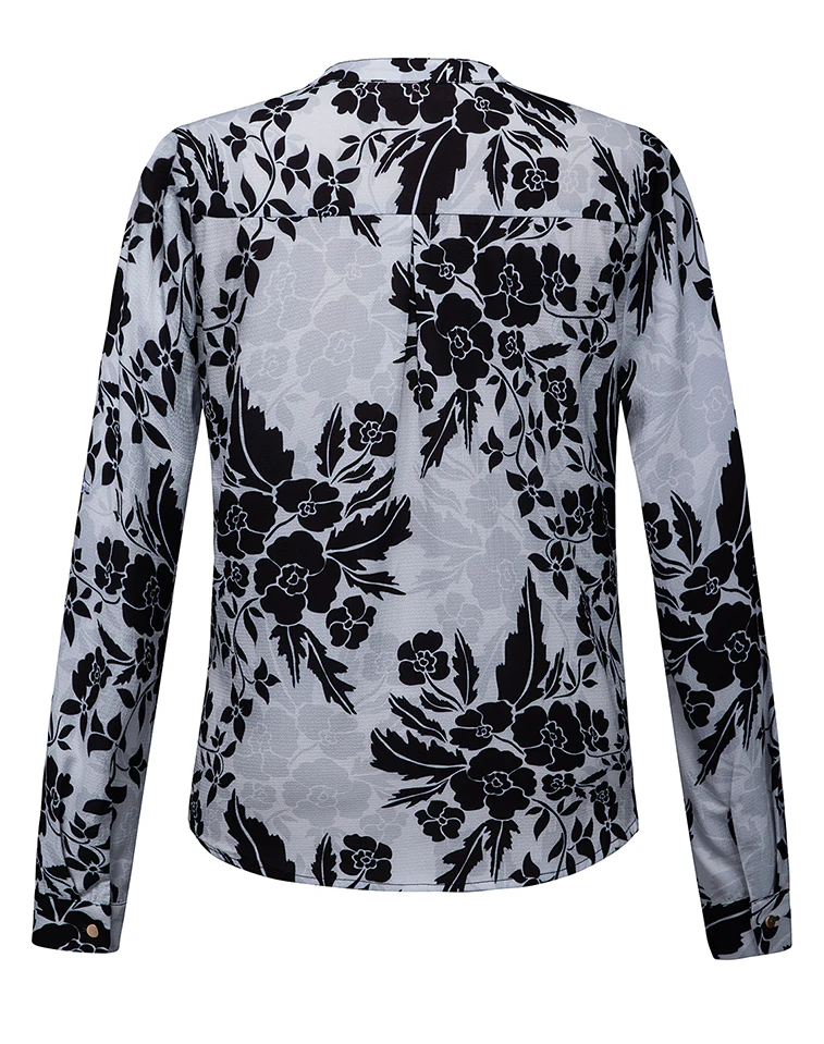 Basic V Blouse - Image 3