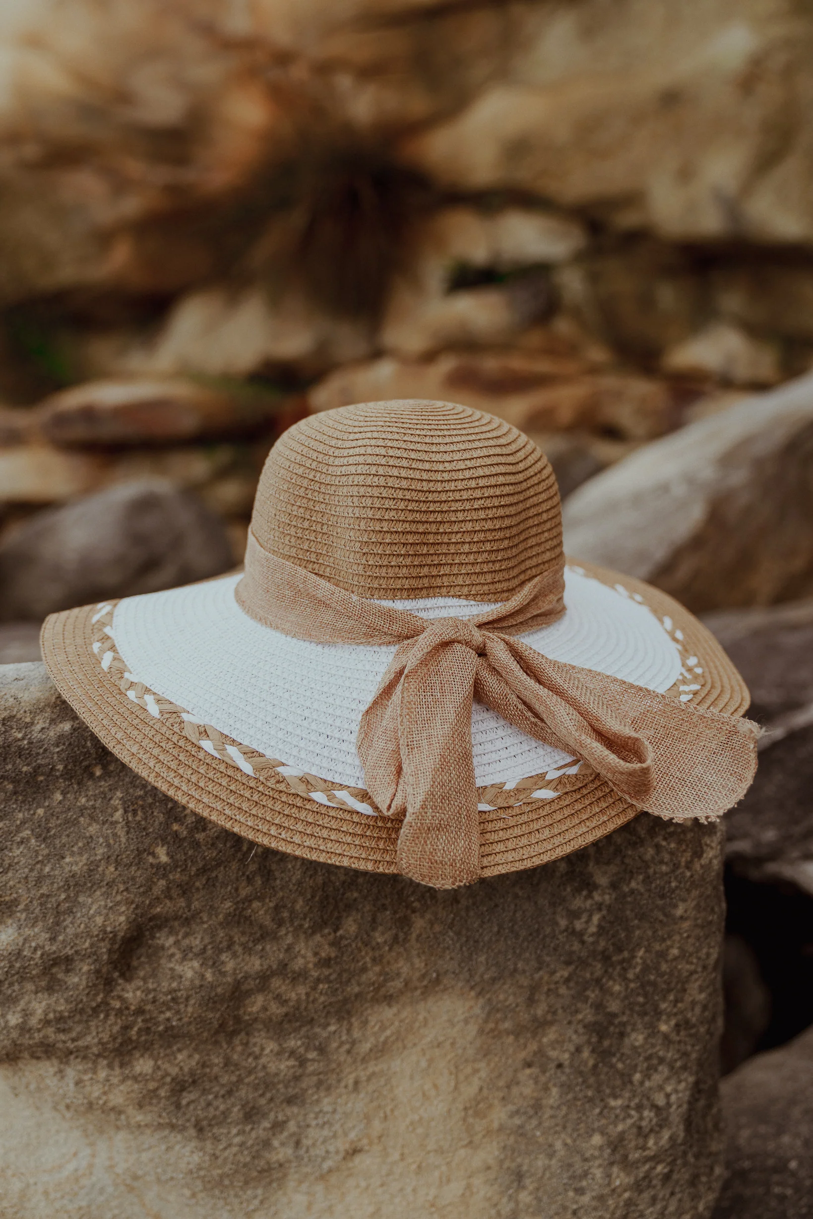 Beach Tote Bag & Hat Set - Image 2